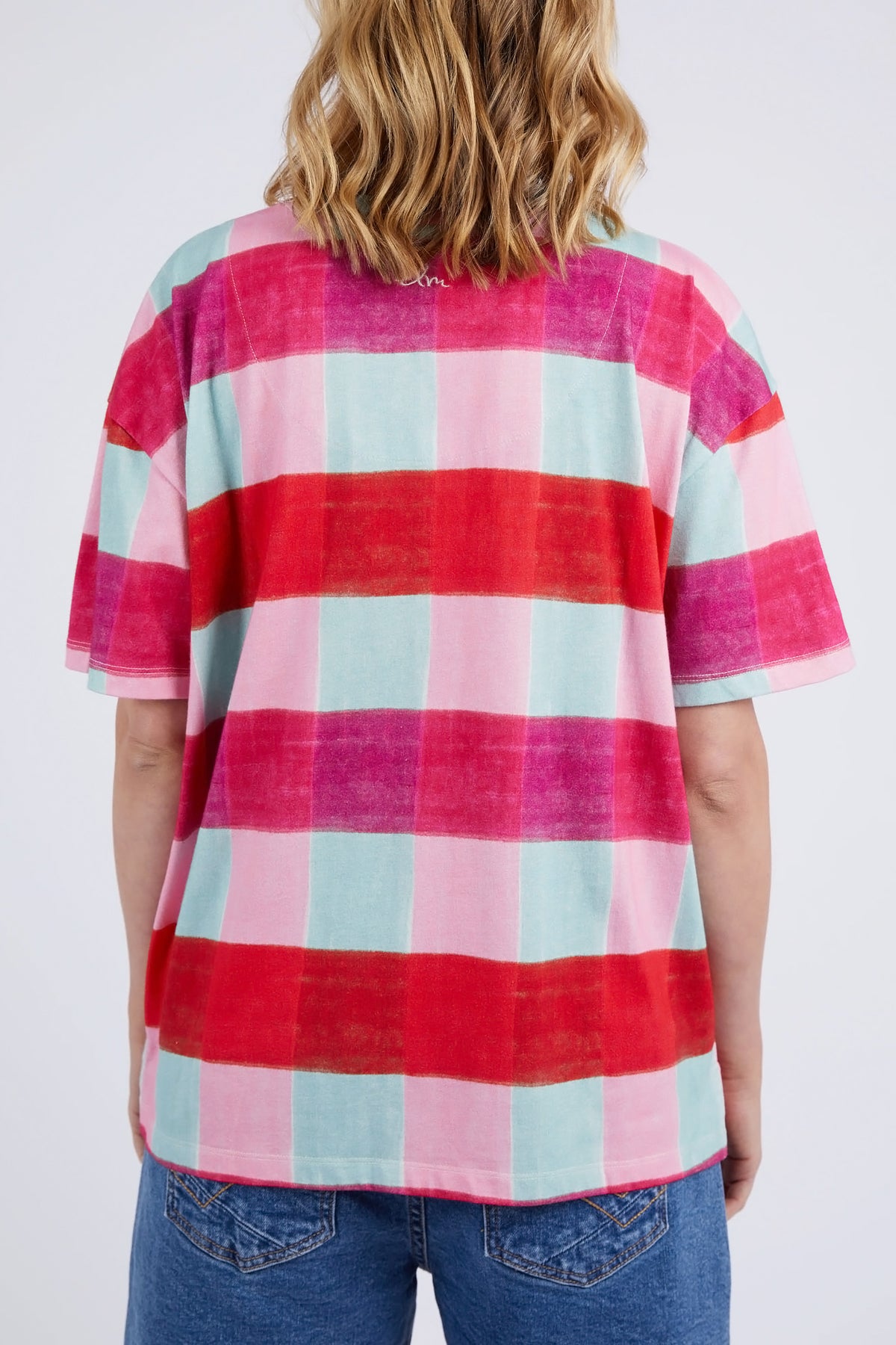 Monaco Check Tee in Multicolour Check Monaco Check Tee in Multicolour Check