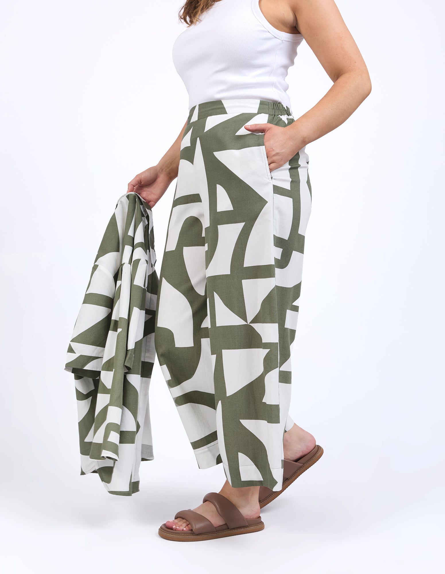 Dali Abstract Pant Clover