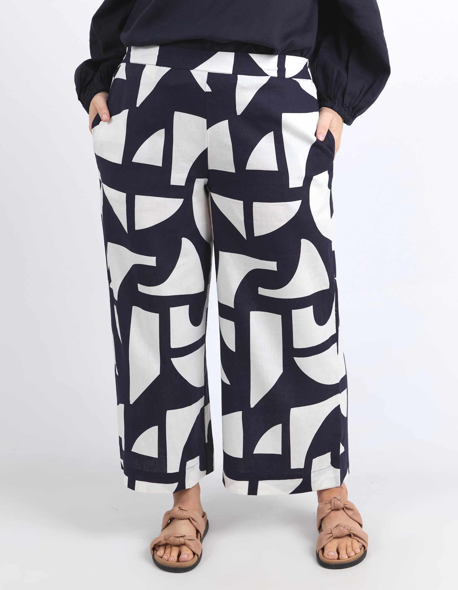 Dali Abstract Pant Midnight Abstract