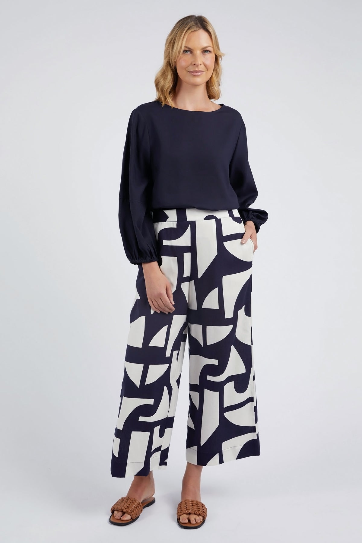 Dali Abstract Pant Midnight Abstract