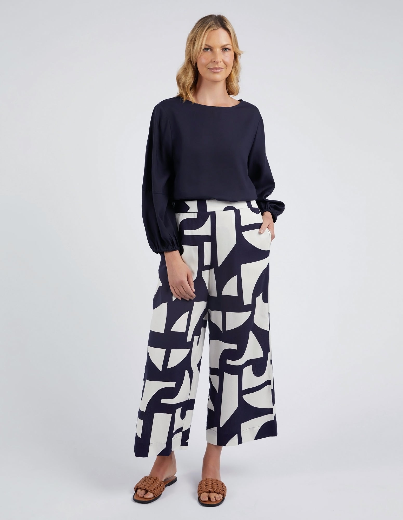 Dali Abstract Pant Midnight Abstract