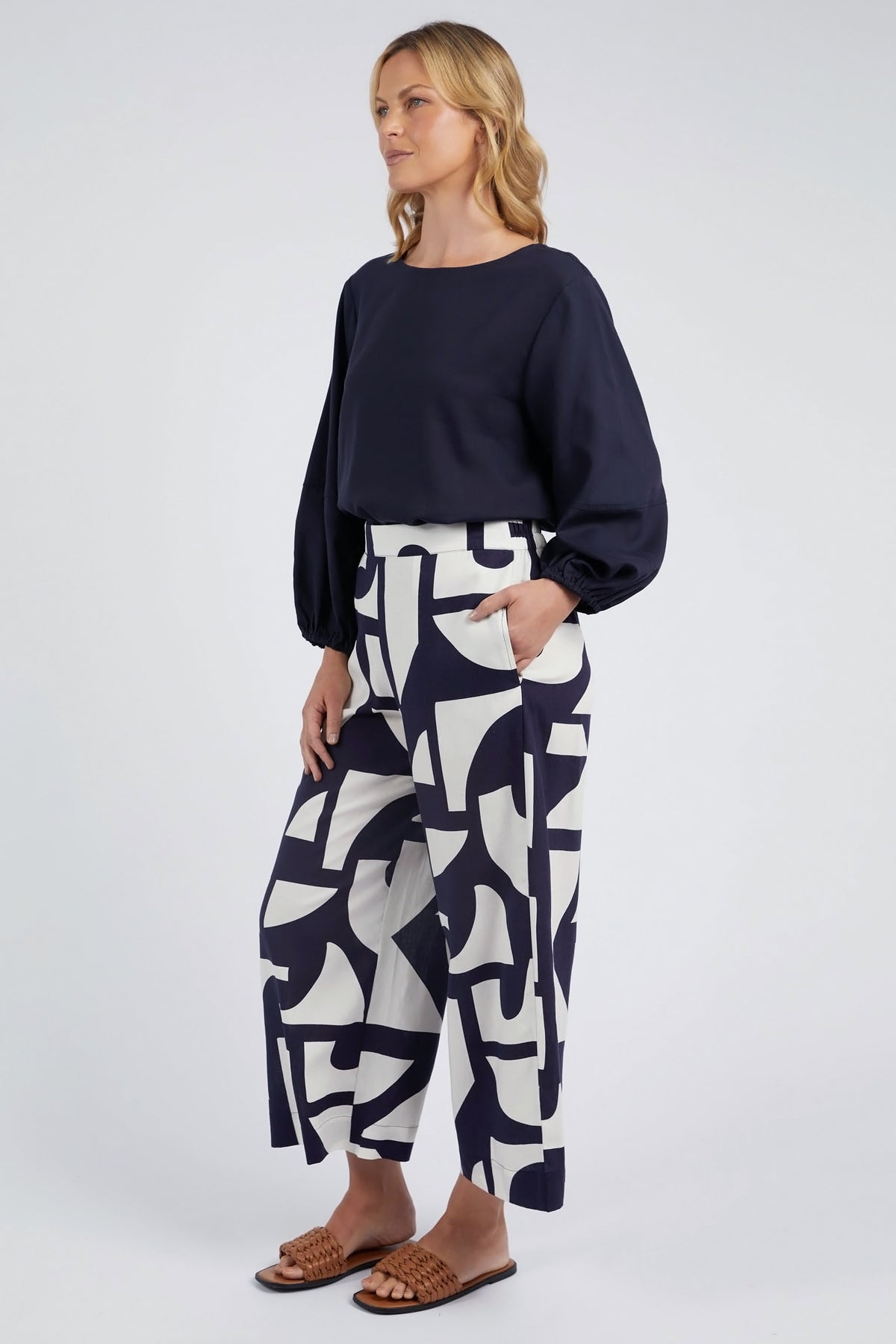 Dali Abstract Pant Midnight Abstract