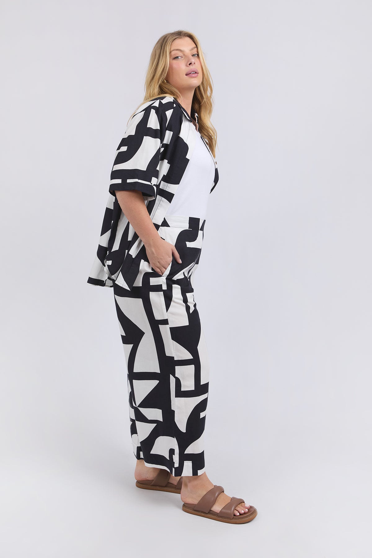 Dali Abstract Pant Midnight Abstract