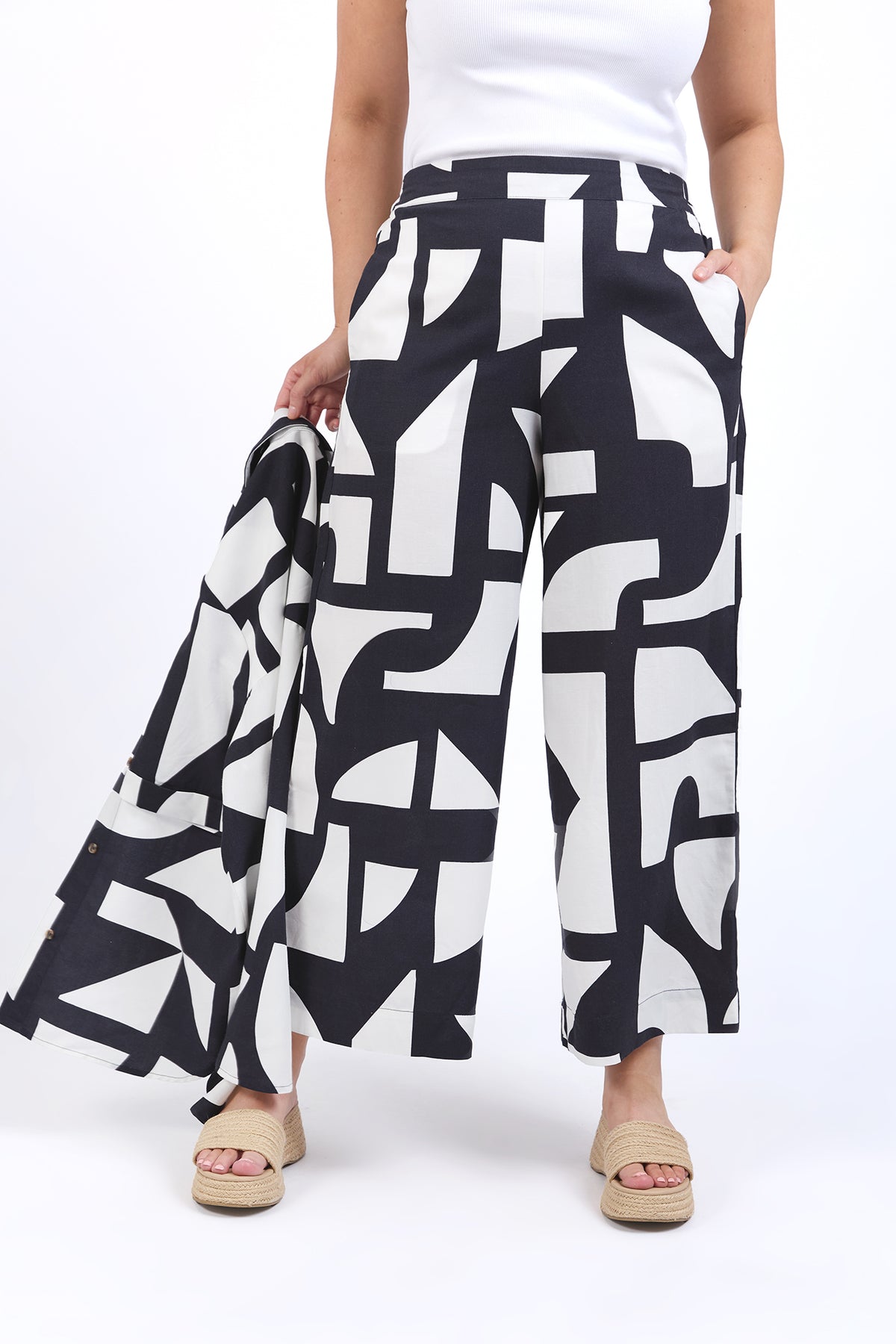 Dali Abstract Pant Midnight Abstract