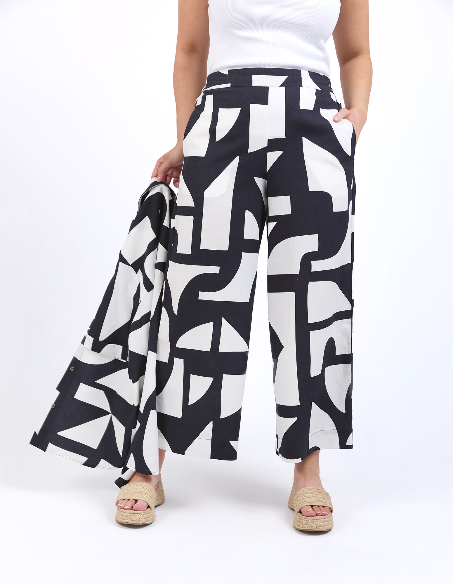 Dali Abstract Pant Midnight Abstract