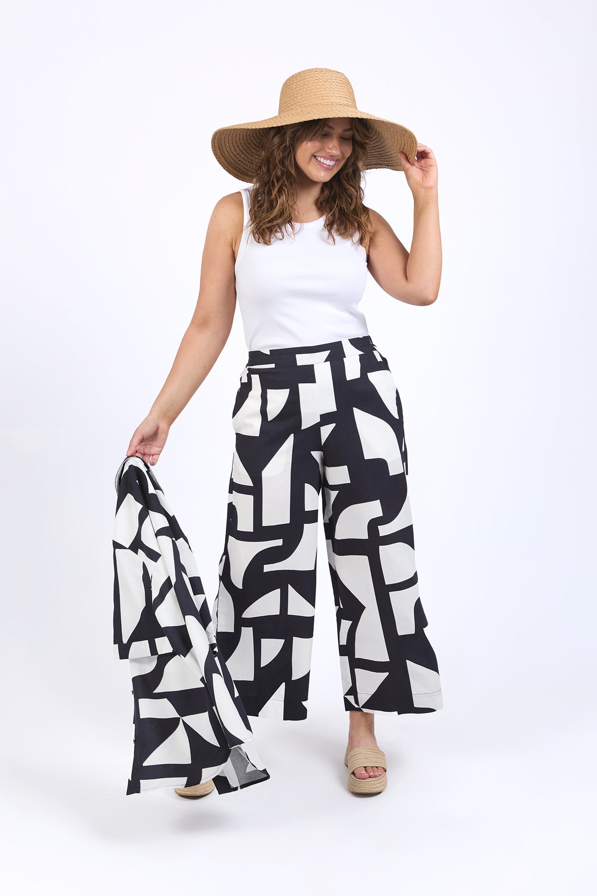Dali Abstract Pant Midnight Abstract