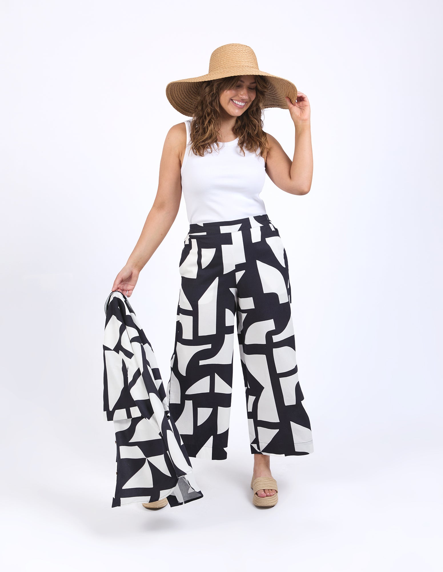 Dali Abstract Pant Midnight Abstract