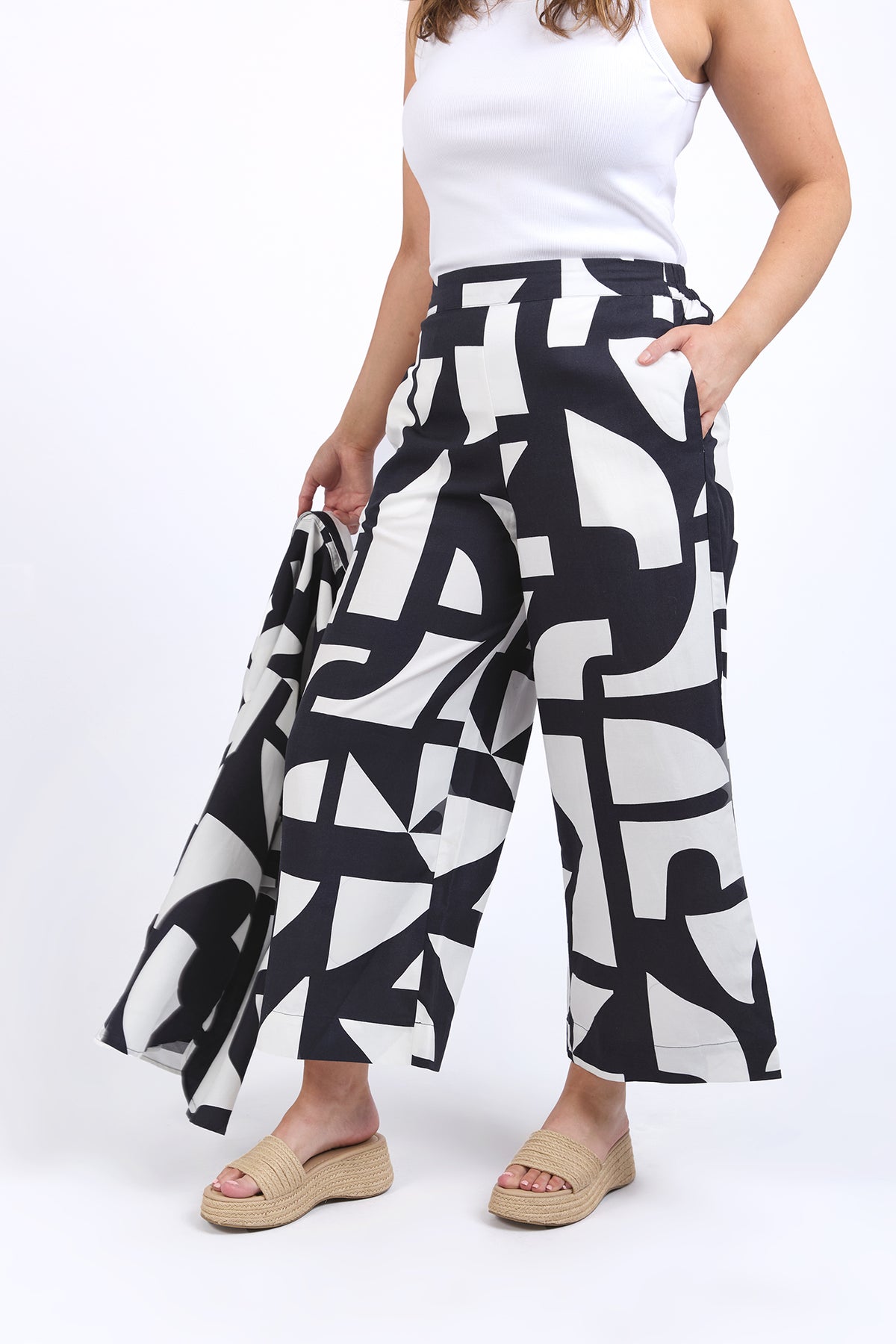 Dali Abstract Pant Midnight Abstract