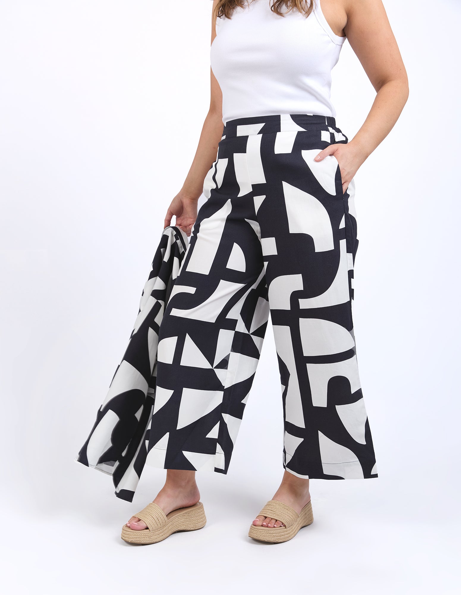Dali Abstract Pant Midnight Abstract
