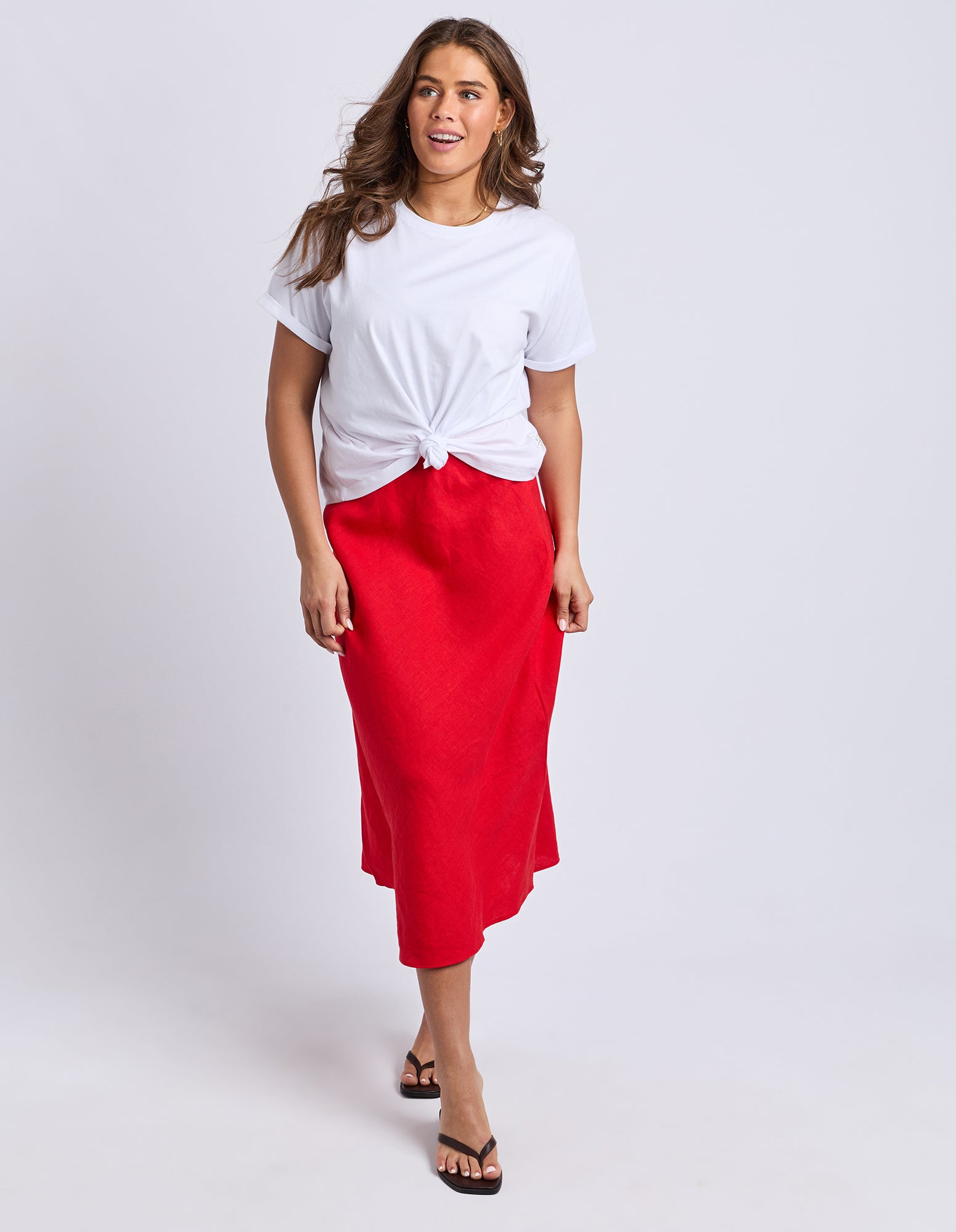 Eleni Skirt Poppy