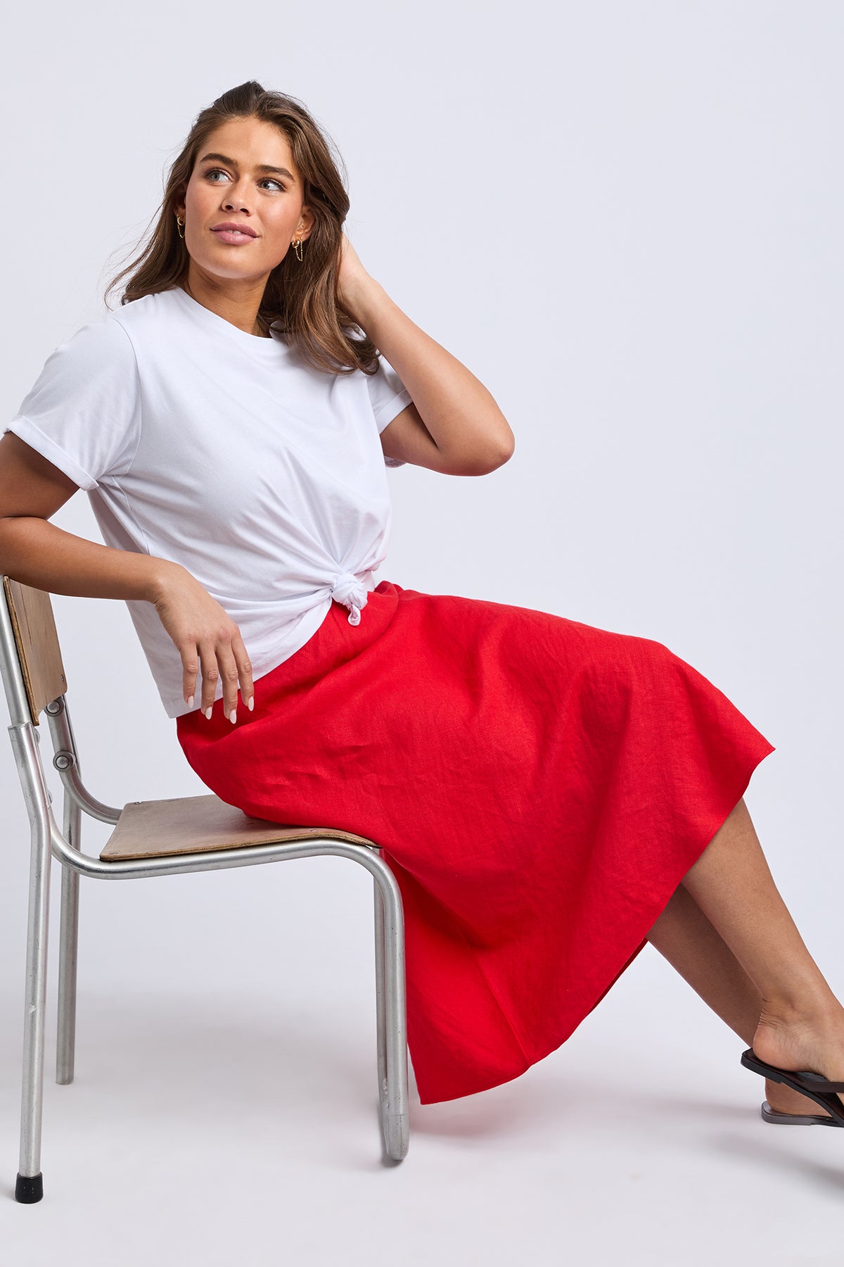 Eleni Skirt Poppy