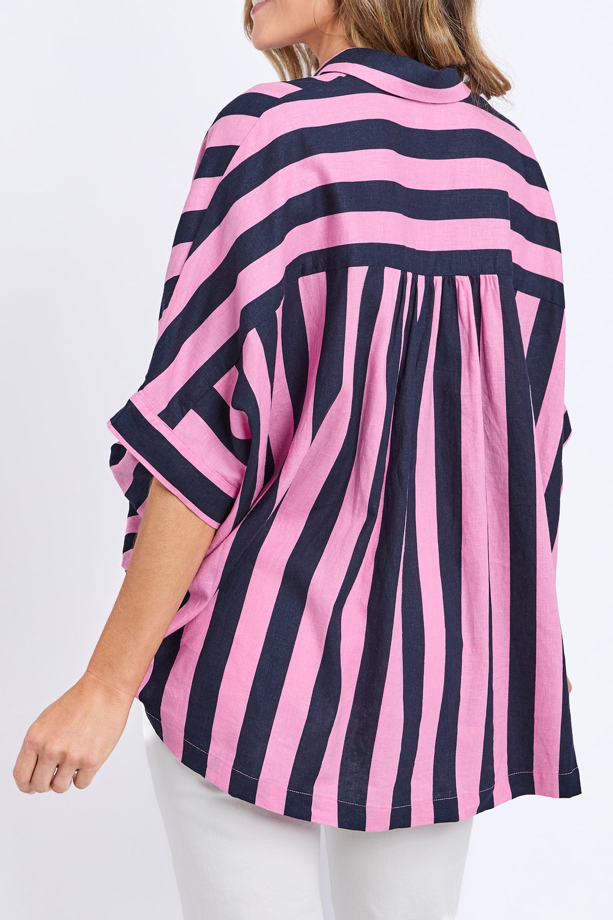 Palermo Stripe Shirt Quartz Pink
