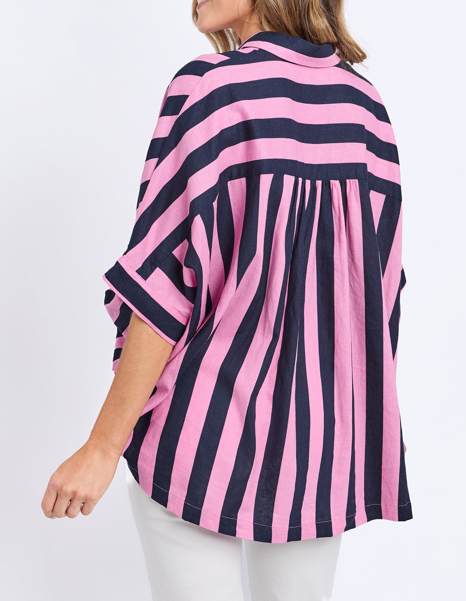 Palermo Stripe Shirt Quartz Pink