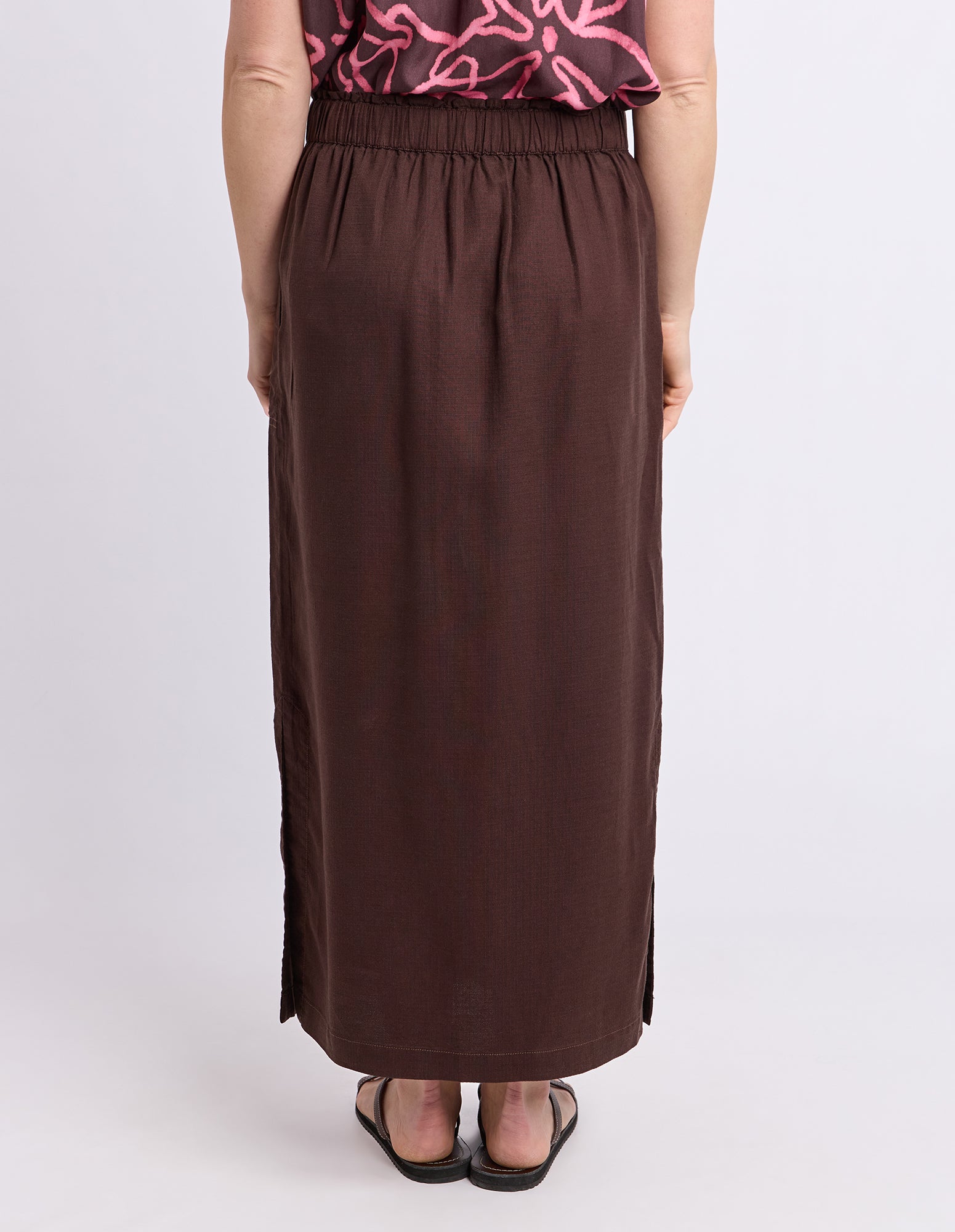 Mila Utility Skirt Chocolate