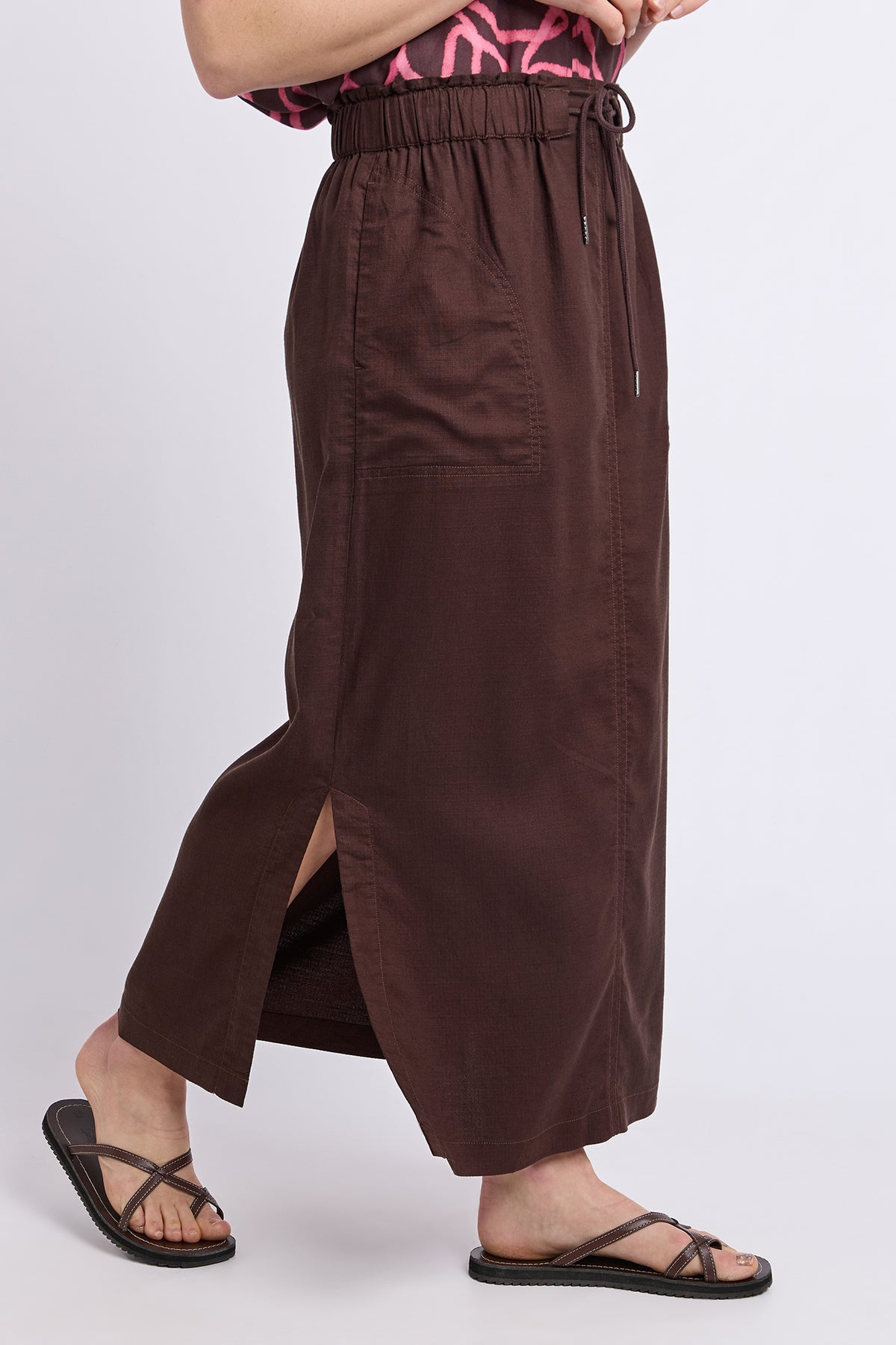 Mila Utility Skirt Chocolate