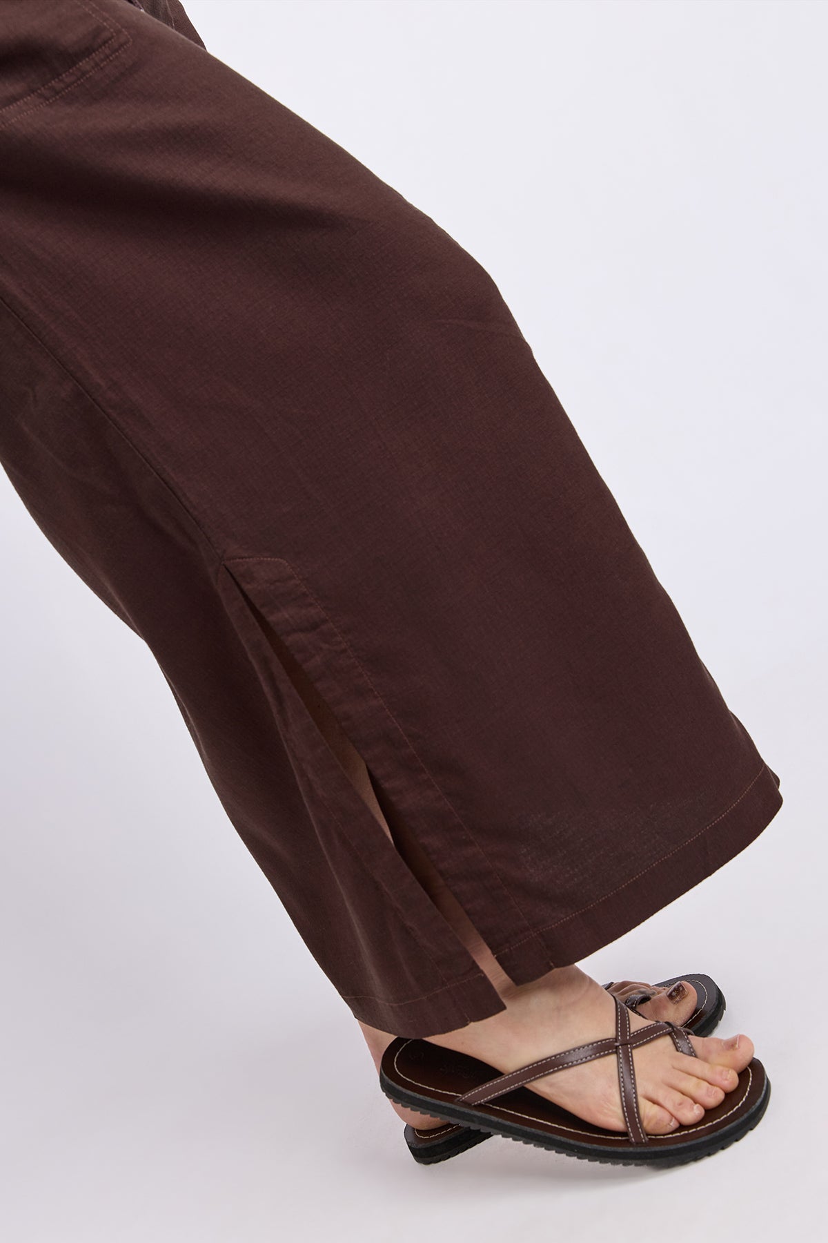 Mila Utility Skirt Chocolate