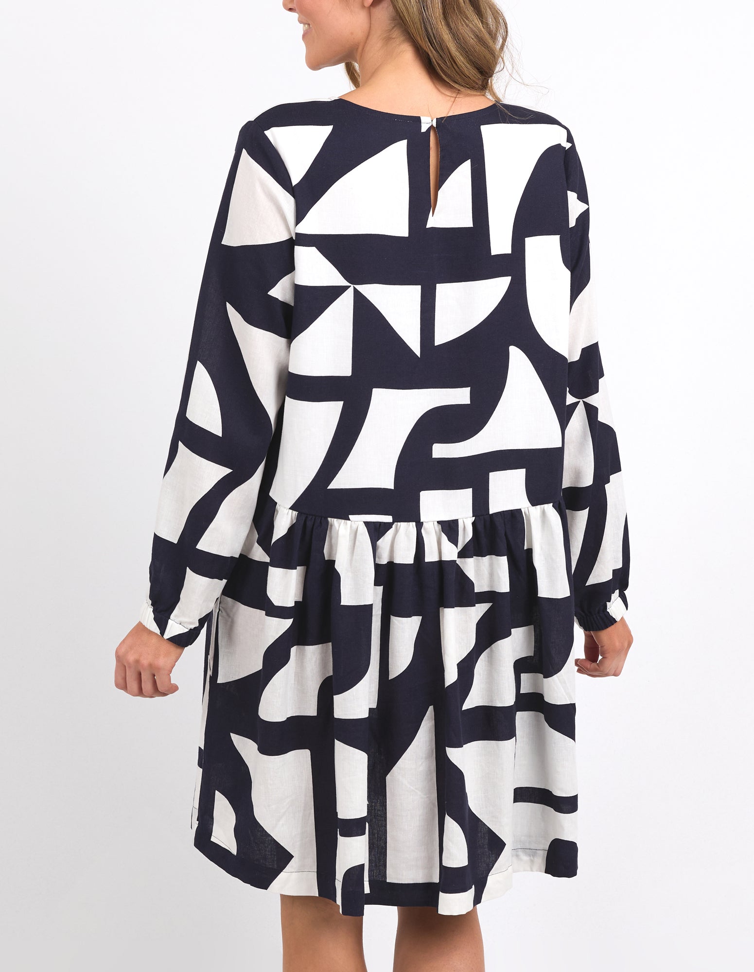 Dali Dress Midnight Abstract