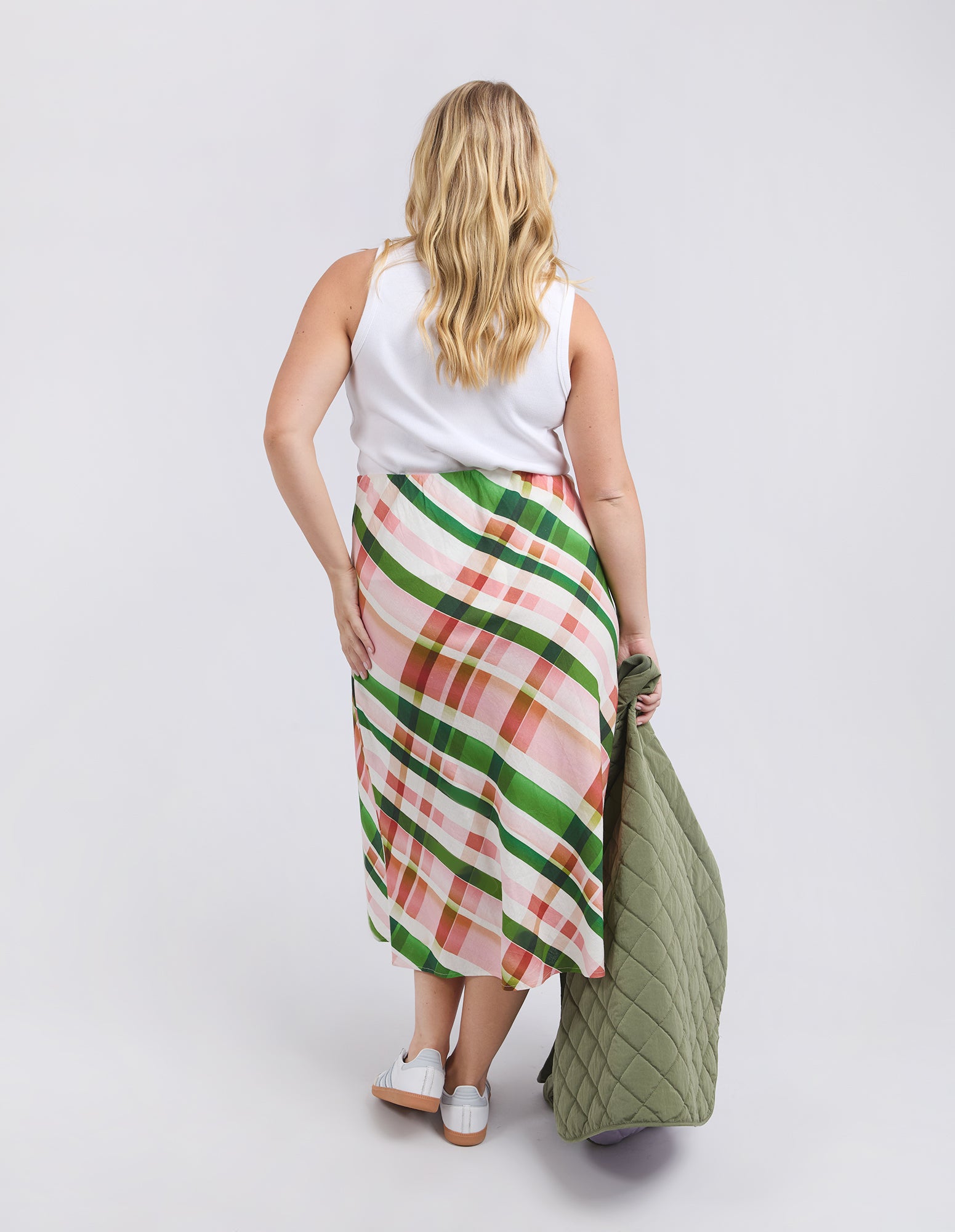 Bree Check Skirt Multi Check