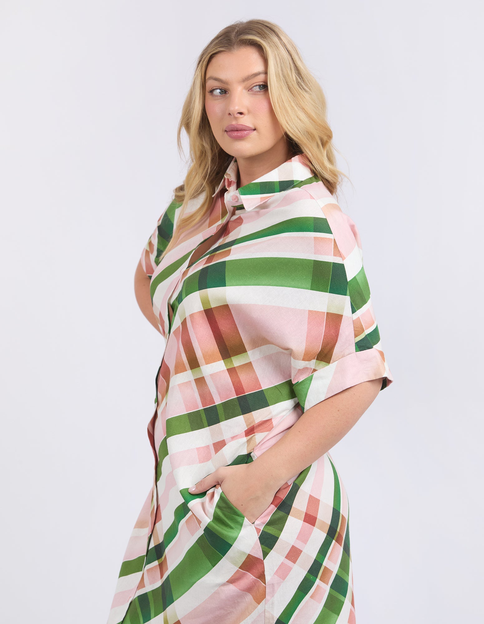 Bree Check Dress Check