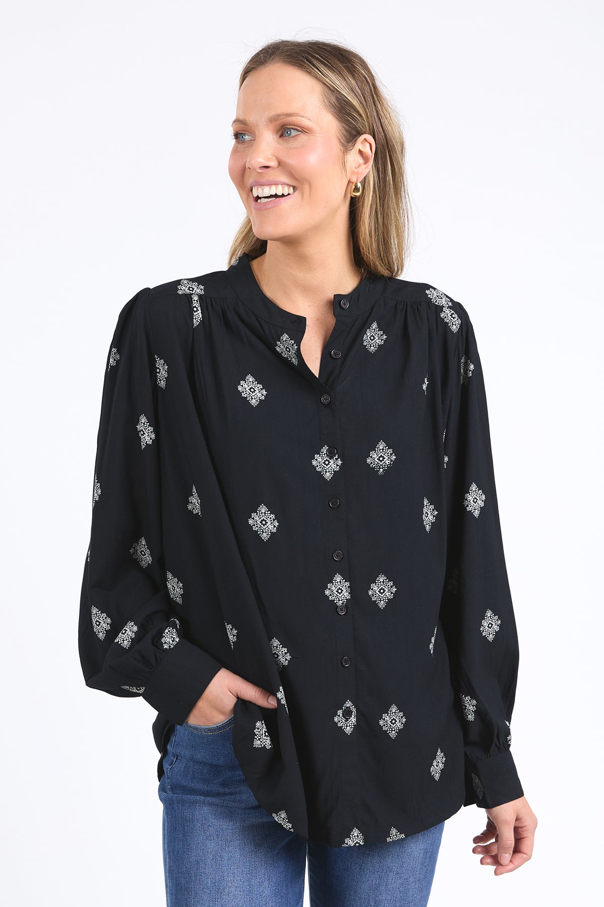 Georgina Print Blouse Georgina Print