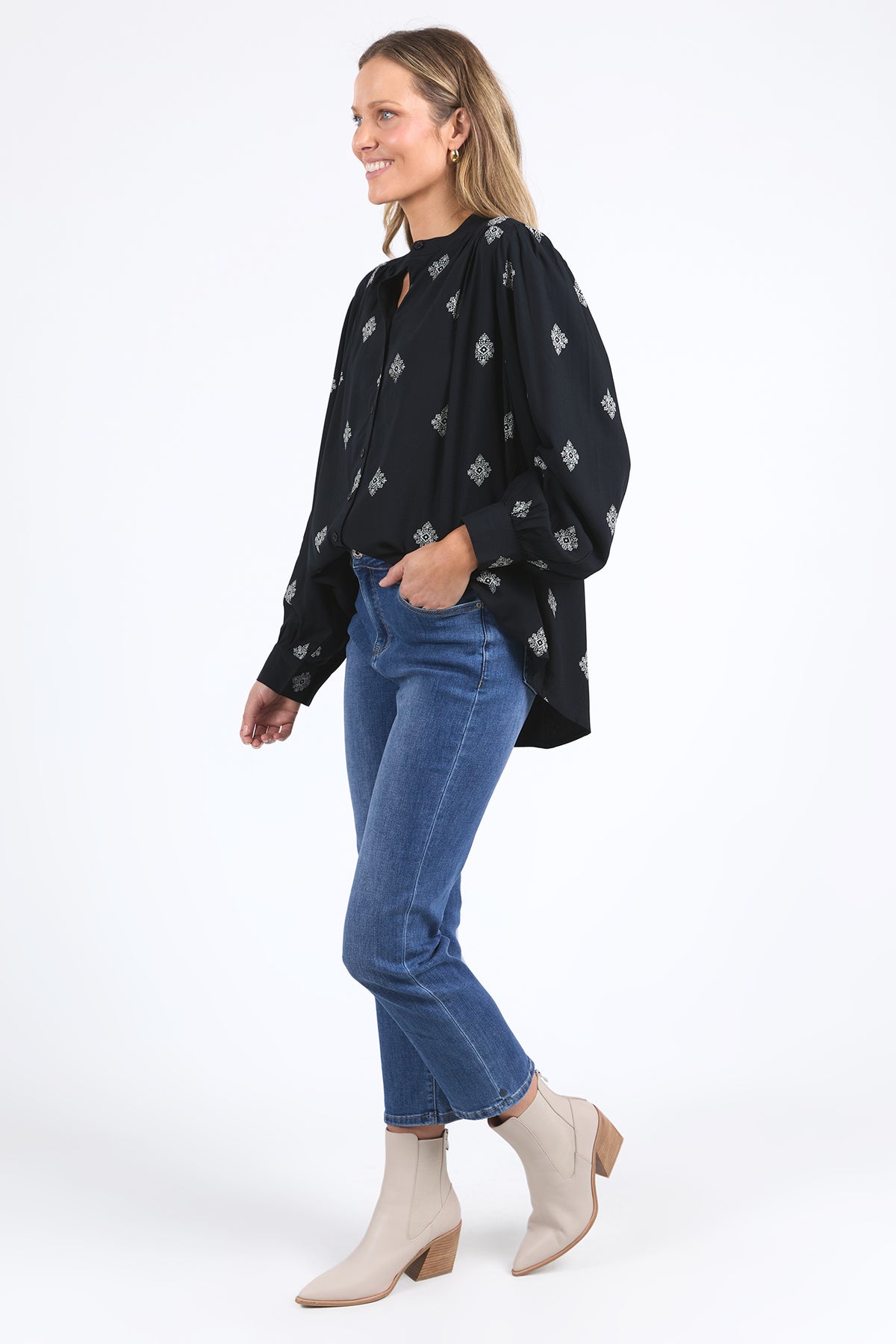 Georgina Print Blouse Georgina Print