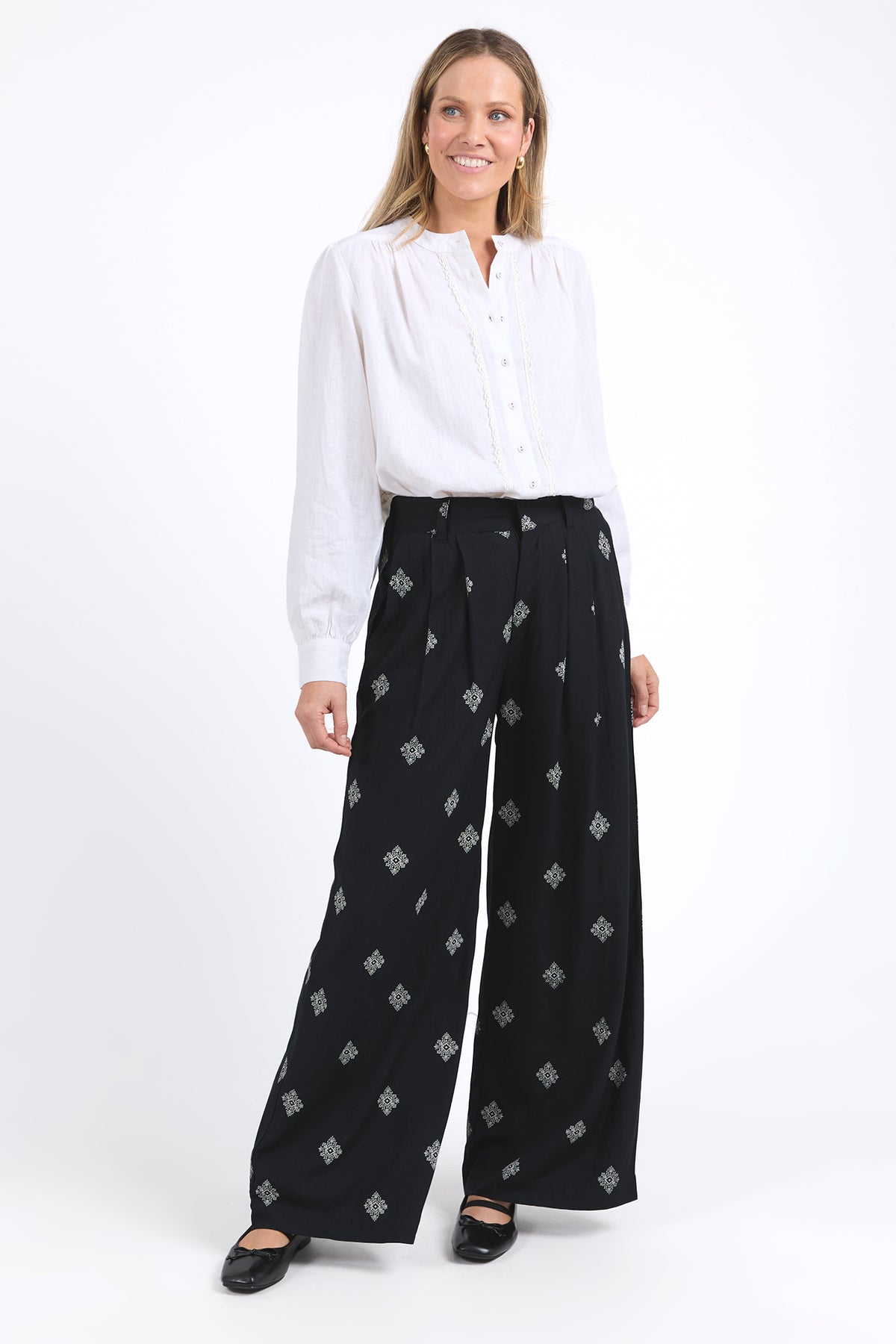 Georgina Print Pant Georgina Print