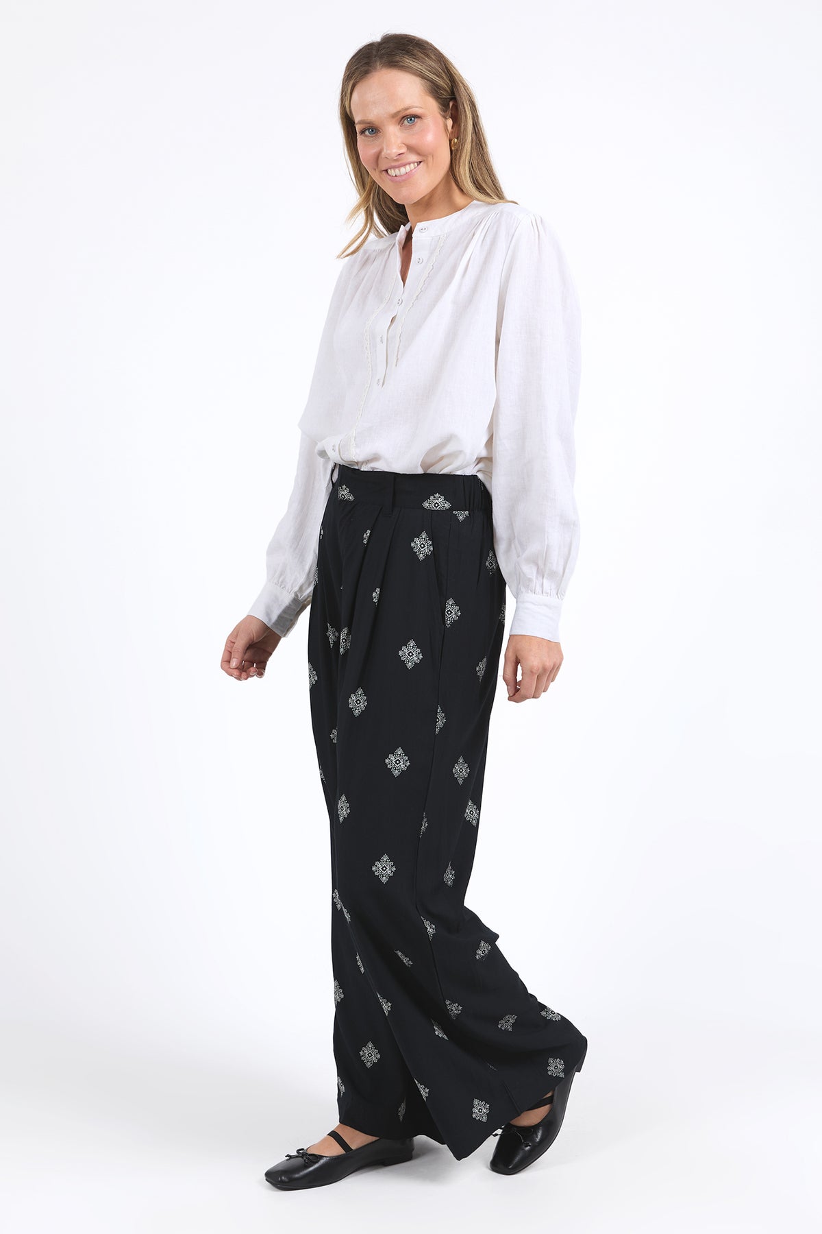 Georgina Print Pant Georgina Print