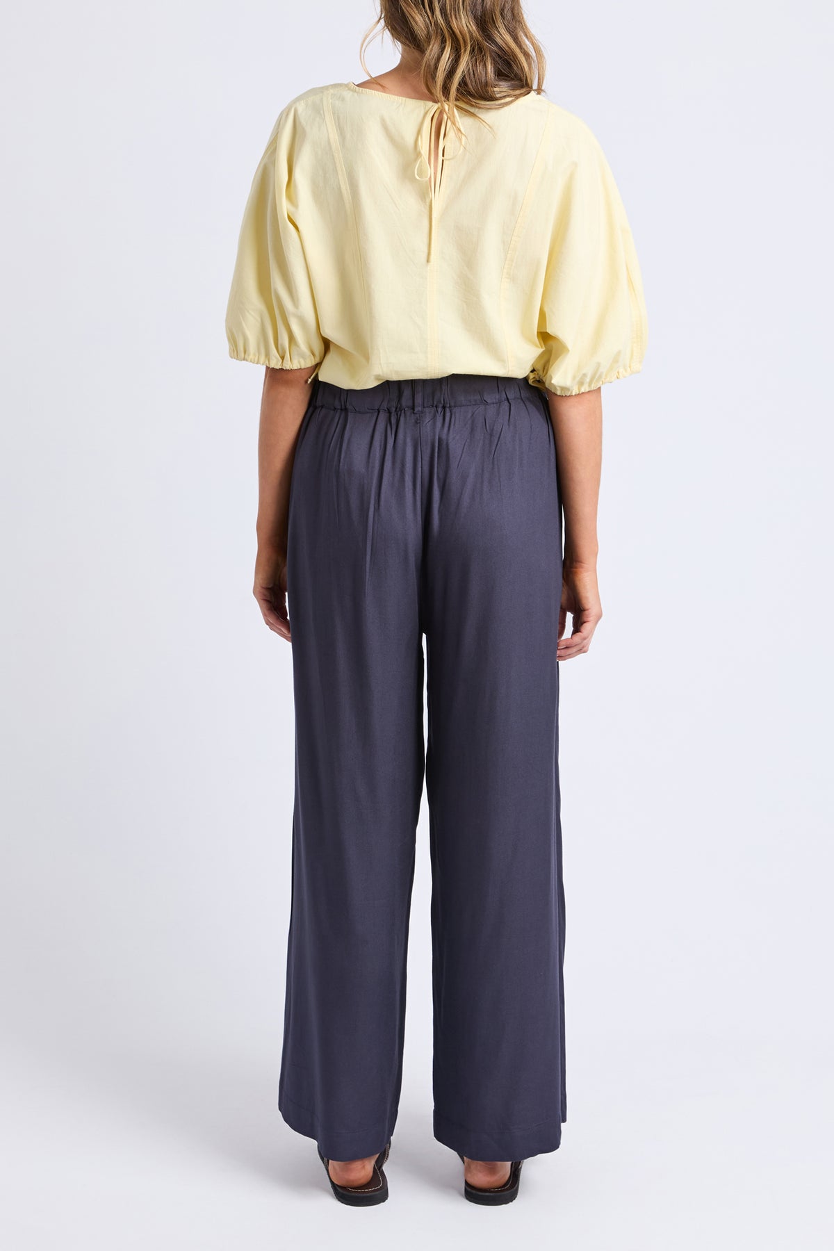 Georgina Print Pant Navy