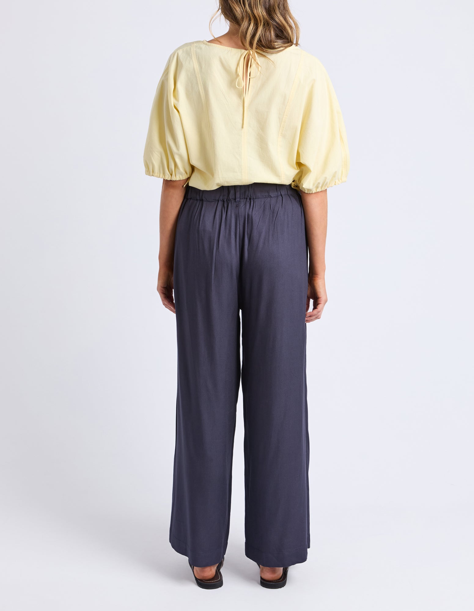 Georgina Print Pant Navy