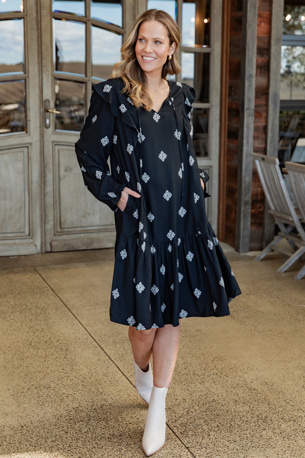 Georgina Print Dress Georgina Print