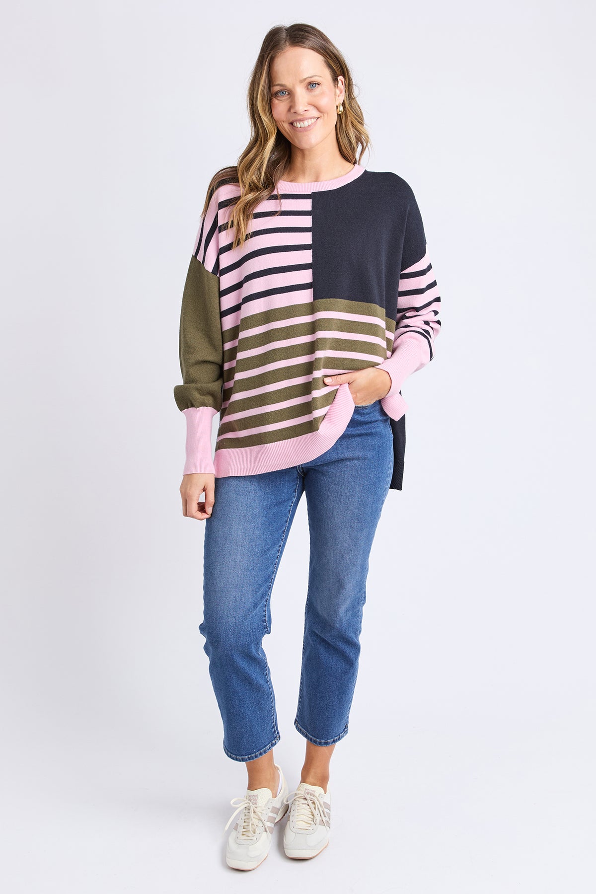 Effie Mixed Knit Four Leaf Clover