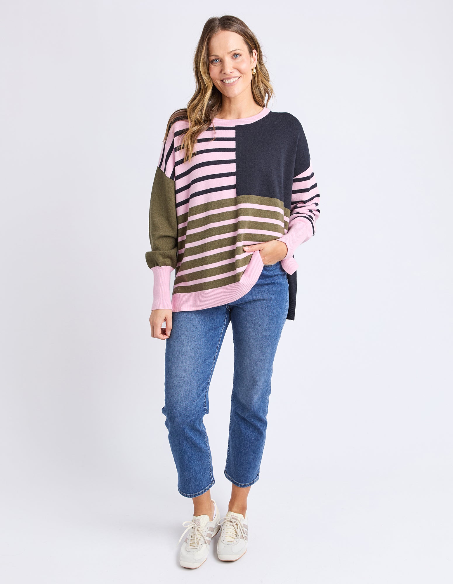 Effie Mixed Knit Four Leaf Clover