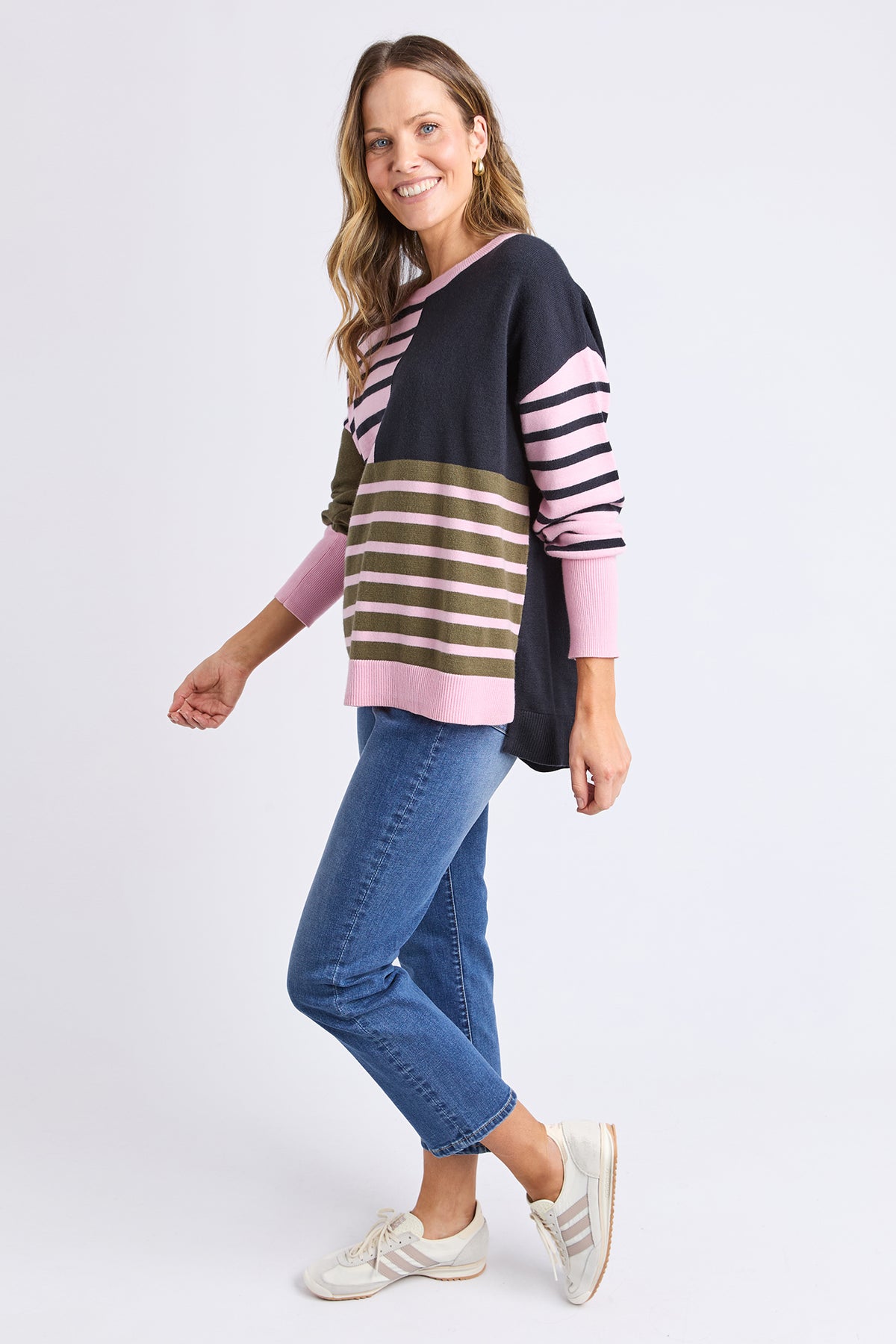 Effie Mixed Knit Four Leaf Clover