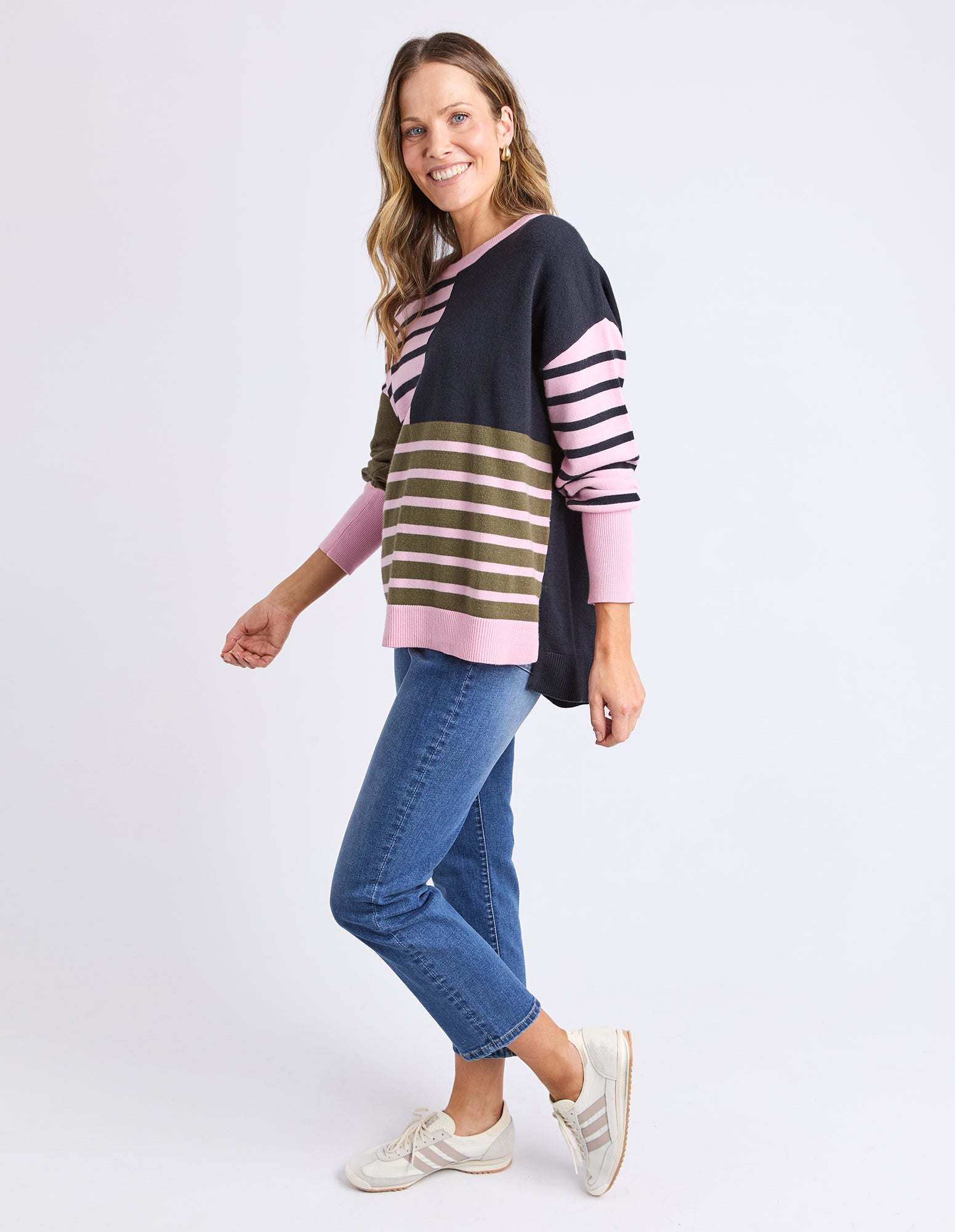 Effie Mixed Knit Four Leaf Clover