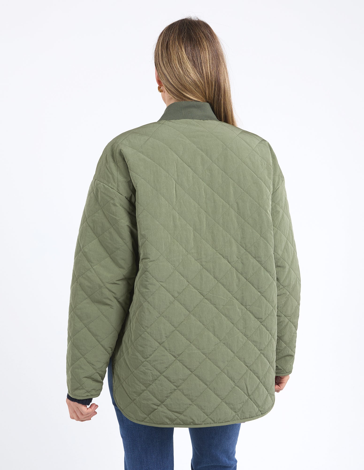 Miley Quilted Jacket Clover