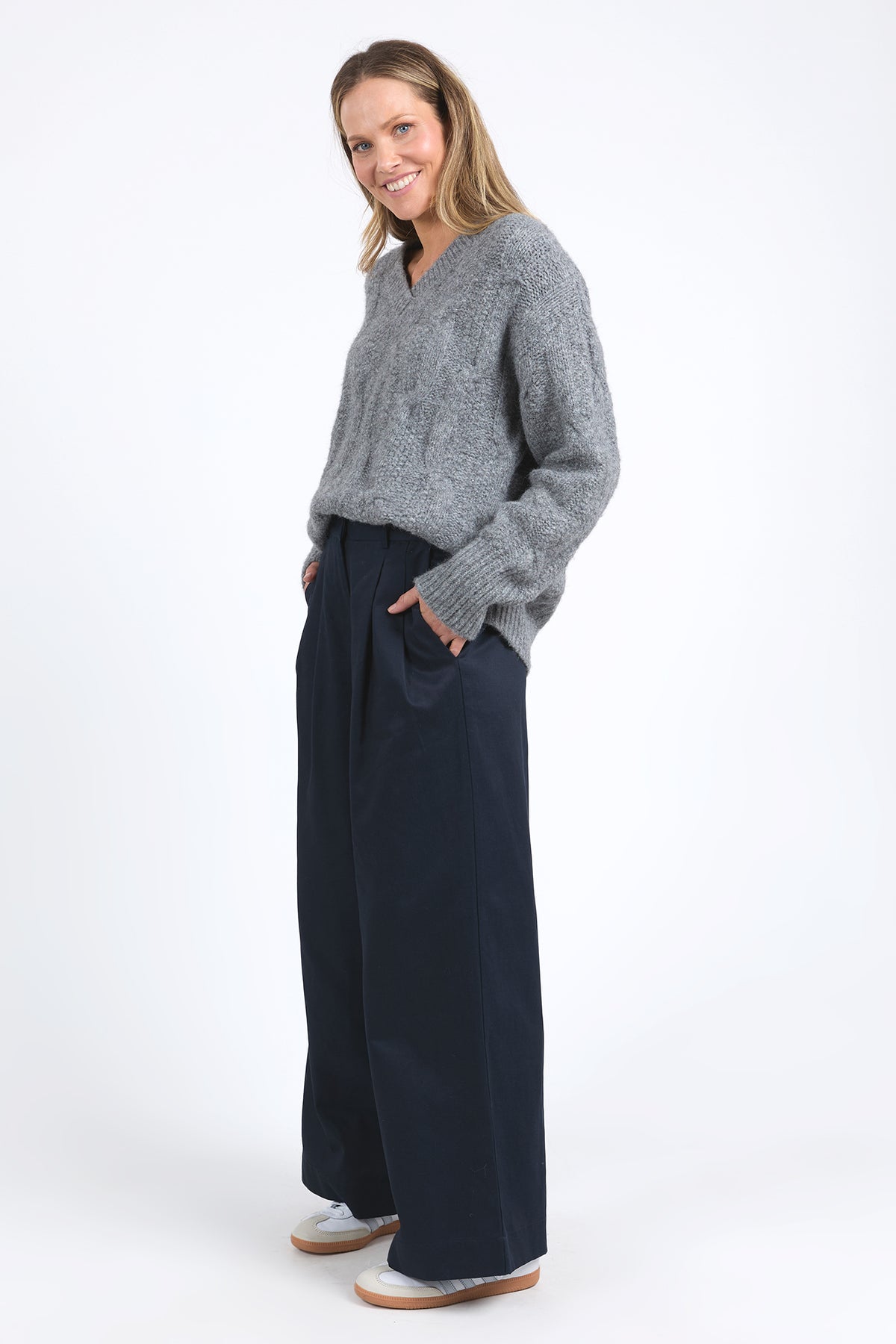 Darcy Pant Dark Sapphire