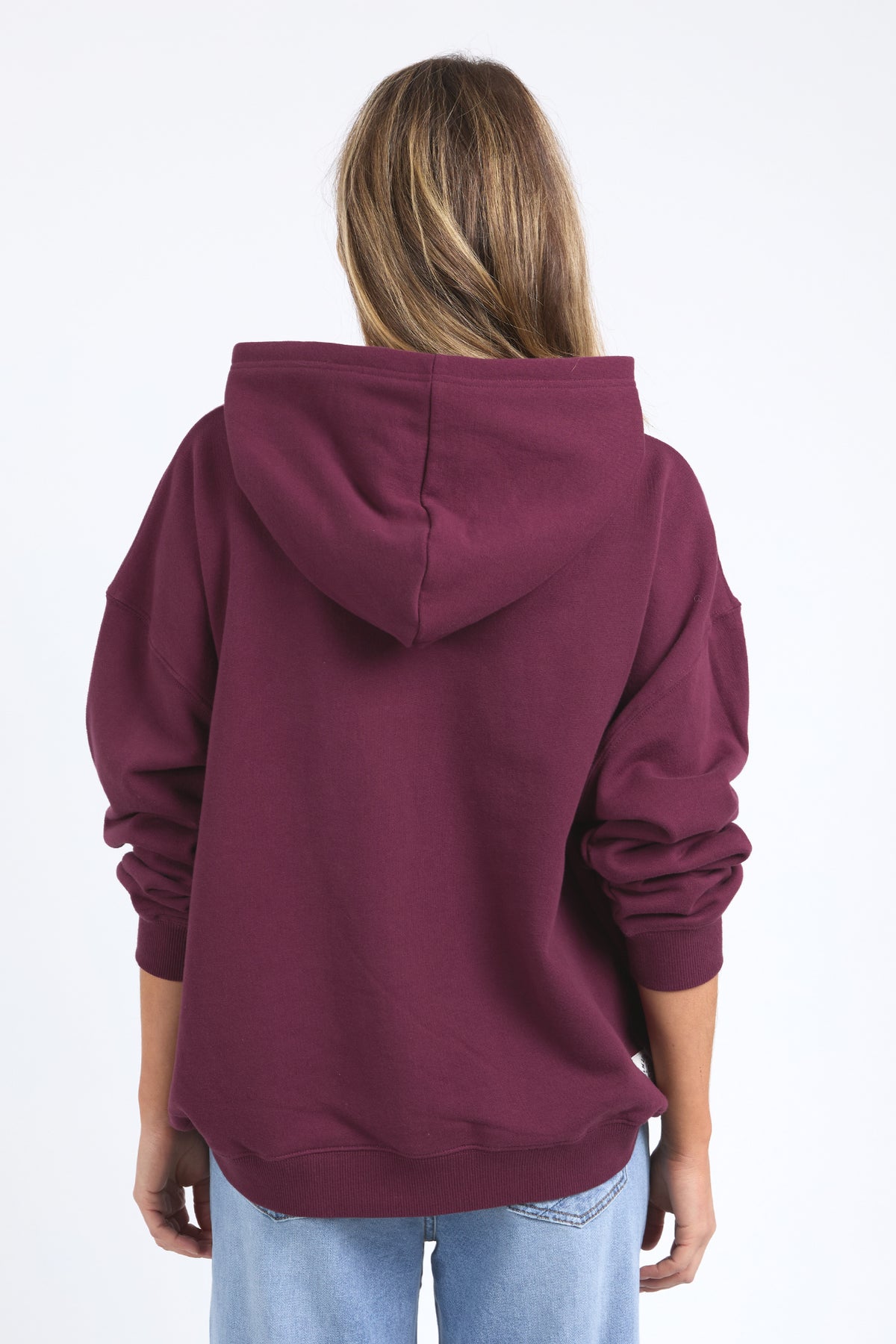 College Hoodie Merlot