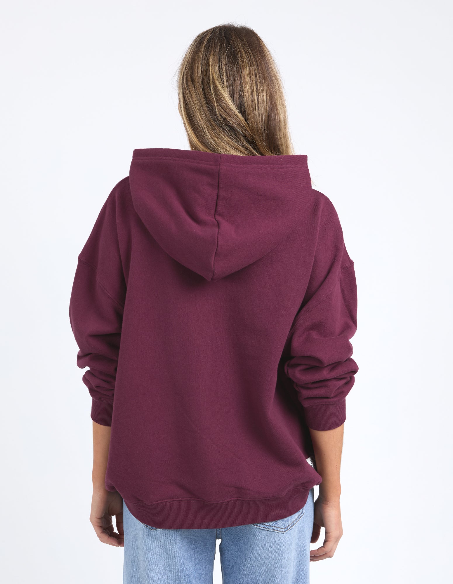College Hoodie Merlot