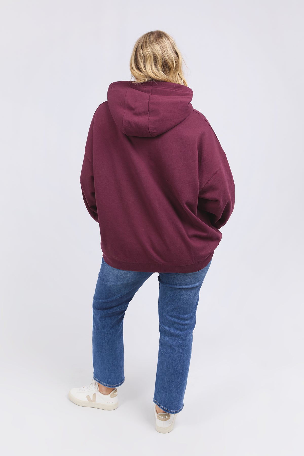 College Hoodie Merlot