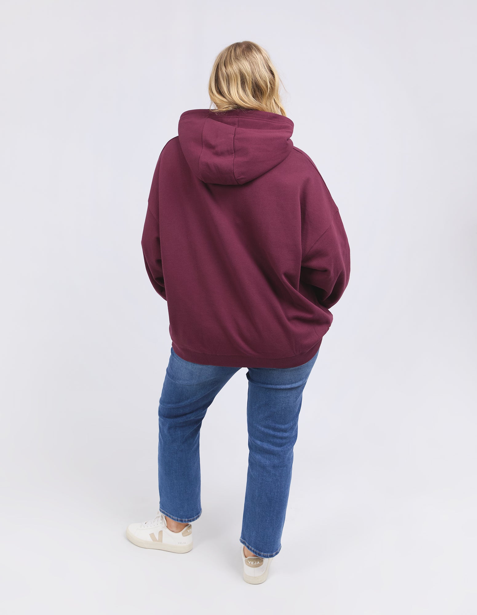 College Hoodie Merlot