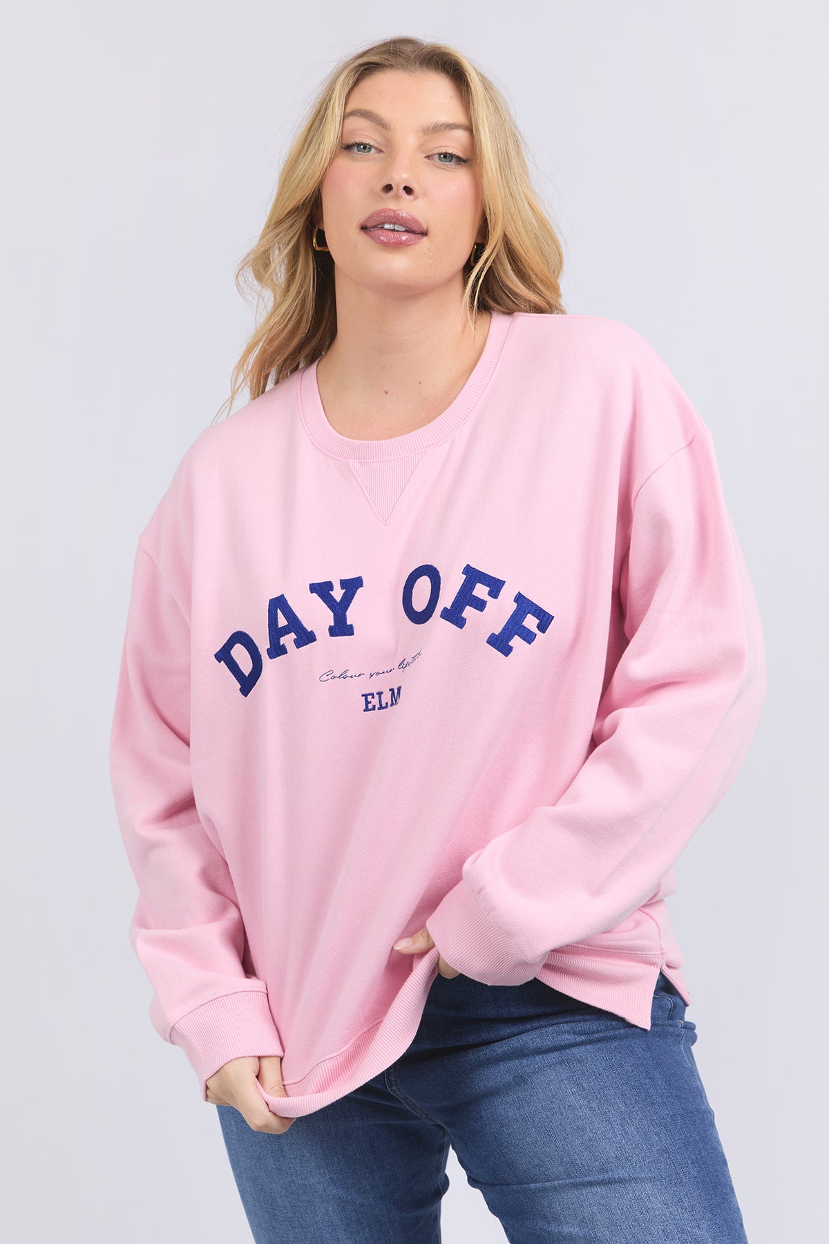 Day Off Crew Soft Pink