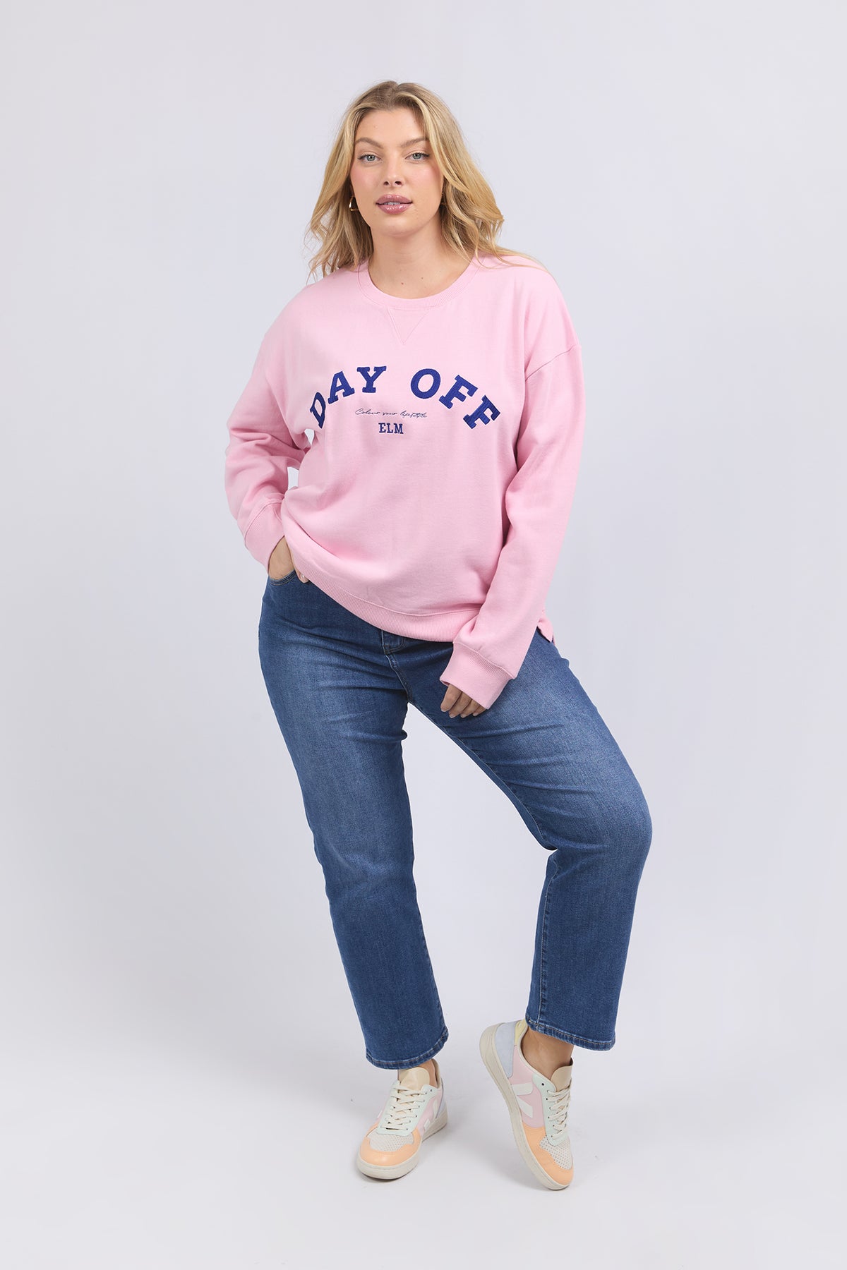 Day Off Crew Soft Pink