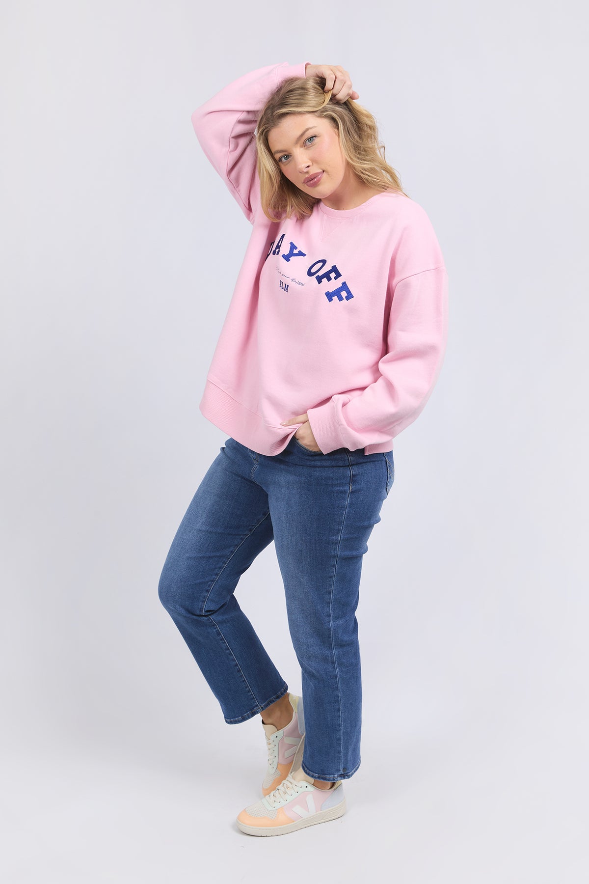 Day Off Crew Soft Pink
