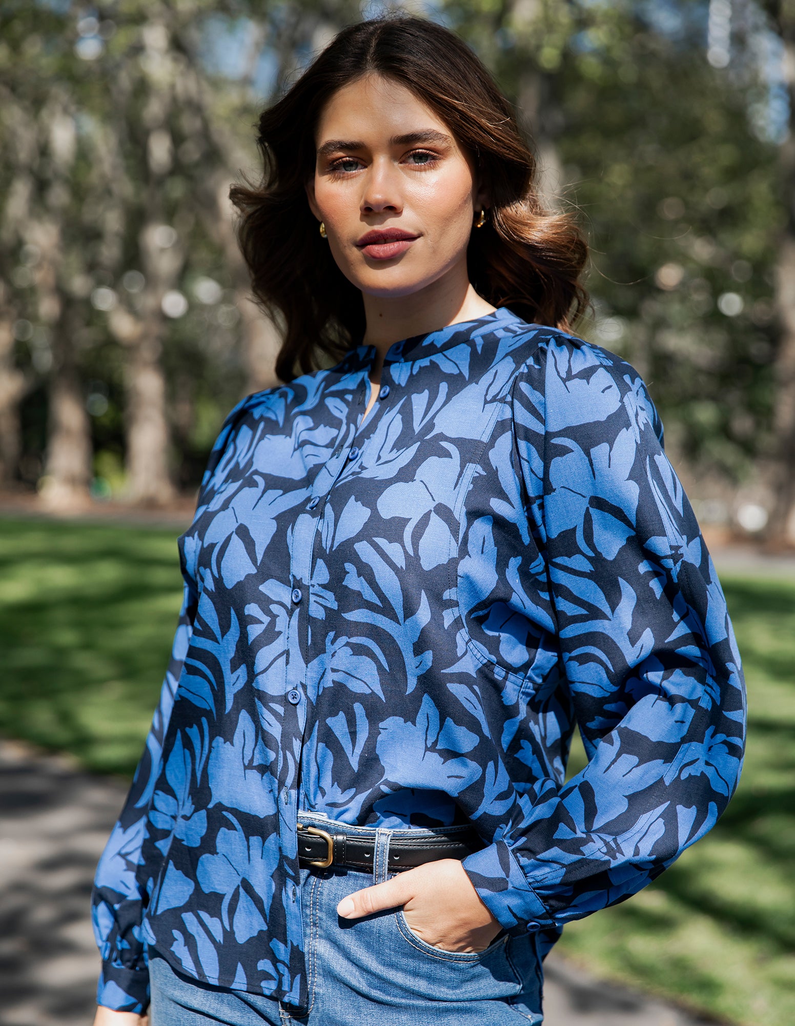 Riley Blouse Riley Floral Print