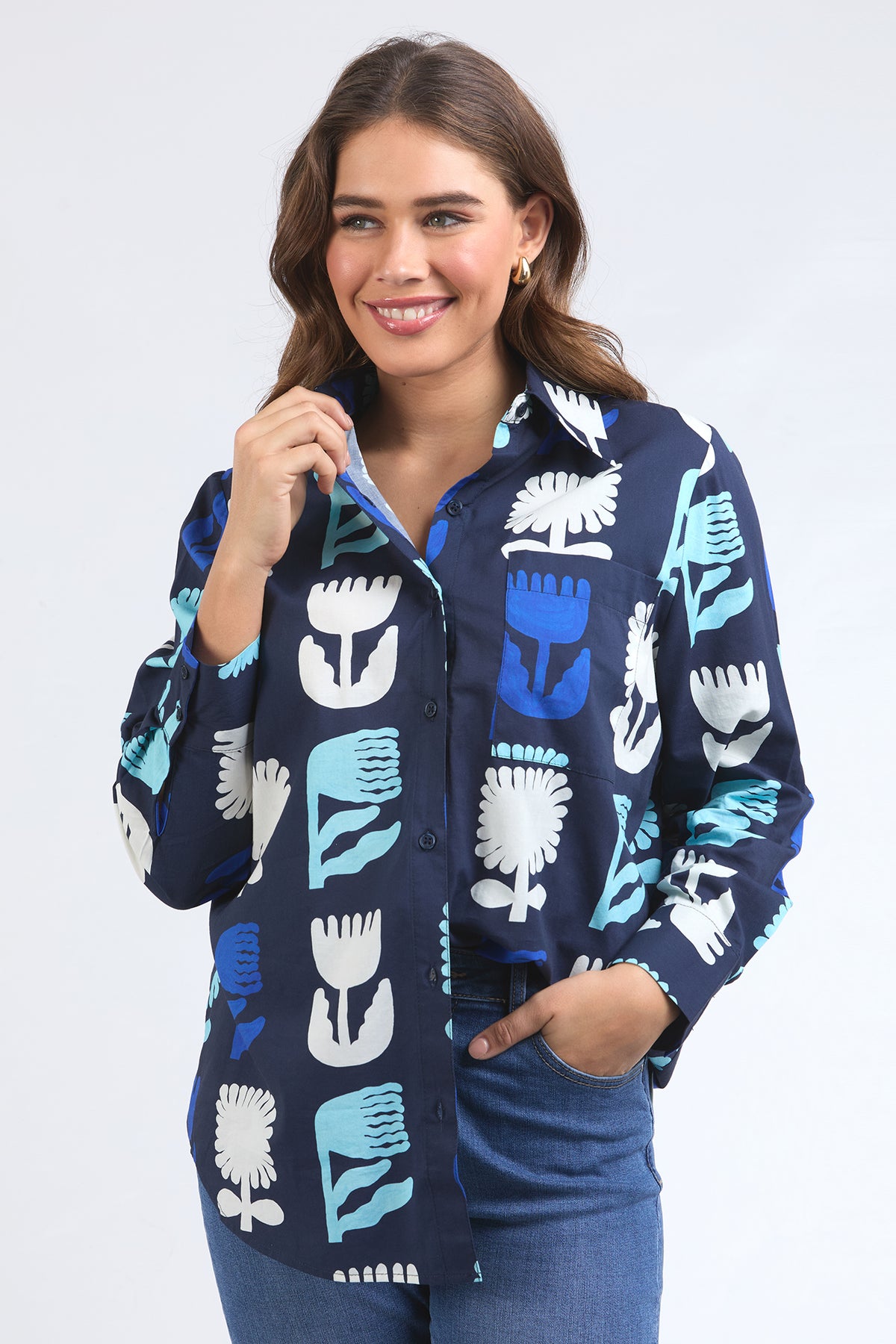Madeleine Stamer Shirt Madeline Print