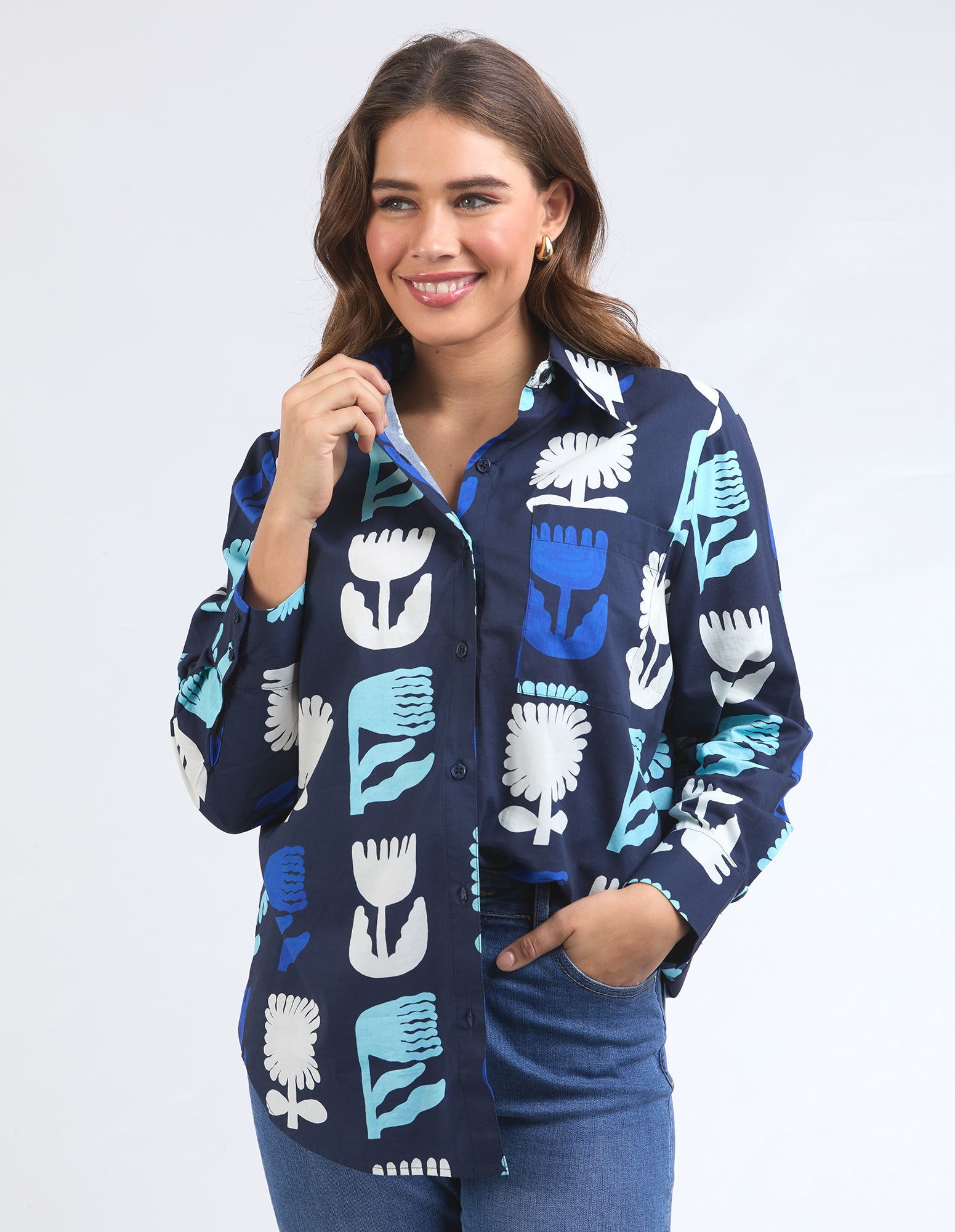 Madeleine Stamer Shirt Madeline Print
