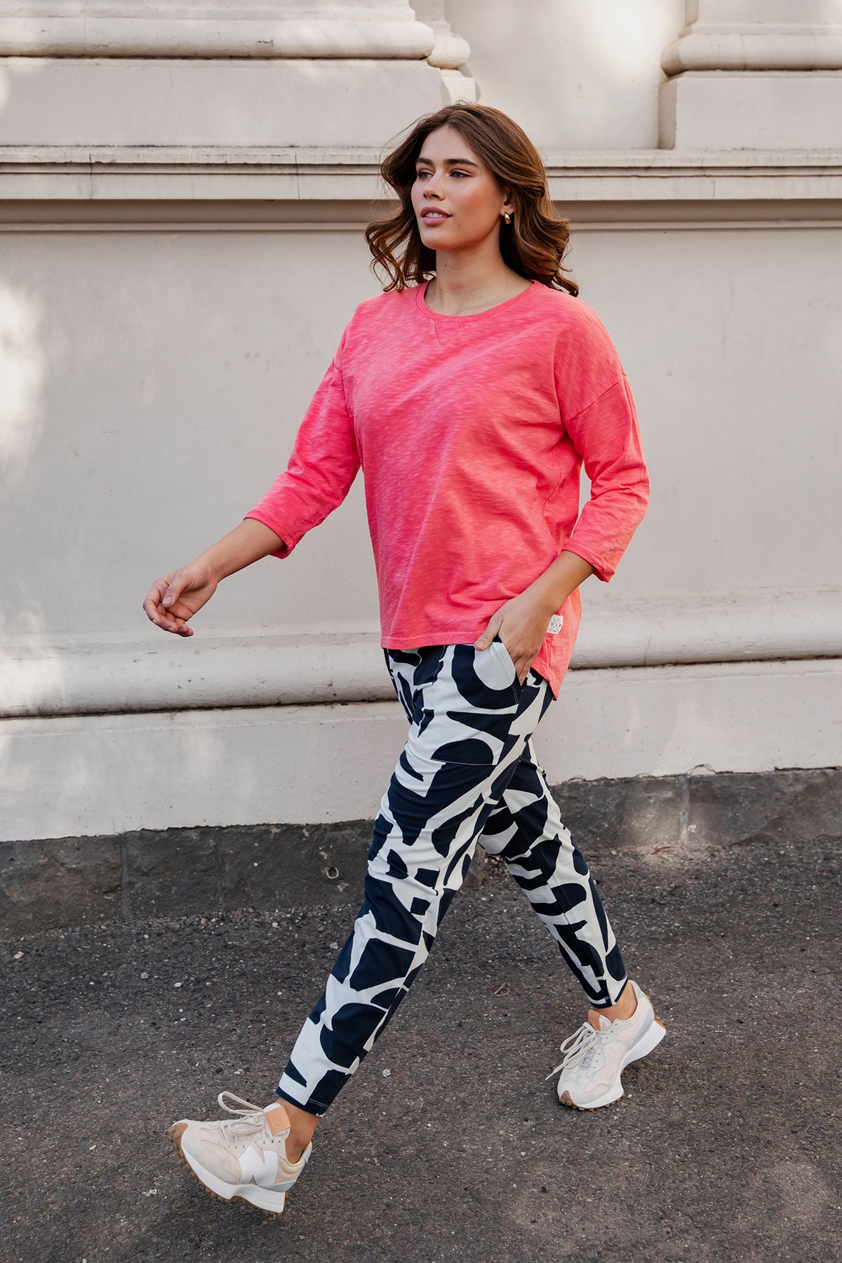 Mural Lounge Pant Navy White Prnt – Elm Lifestyle