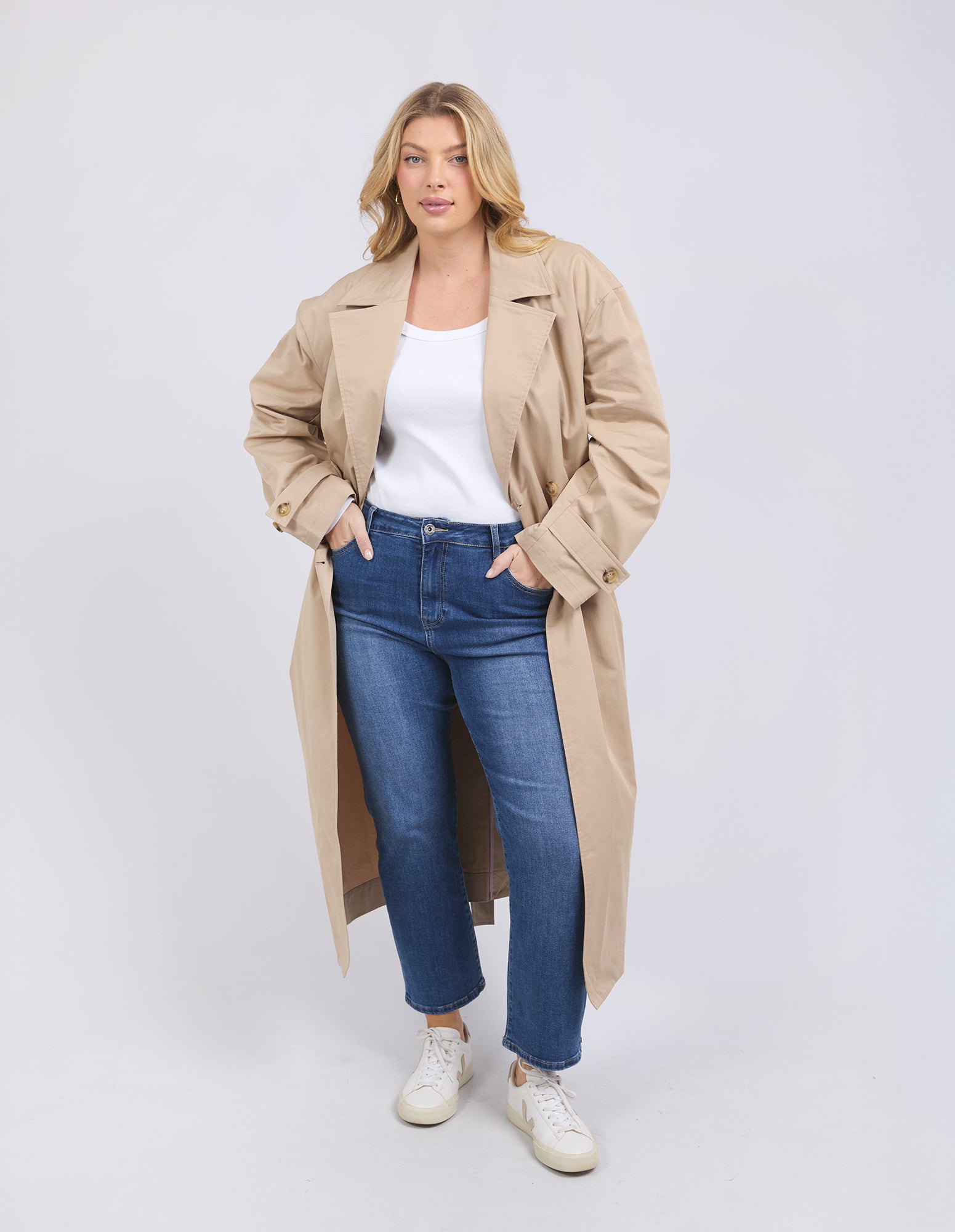 Ella Trench Coat Tan