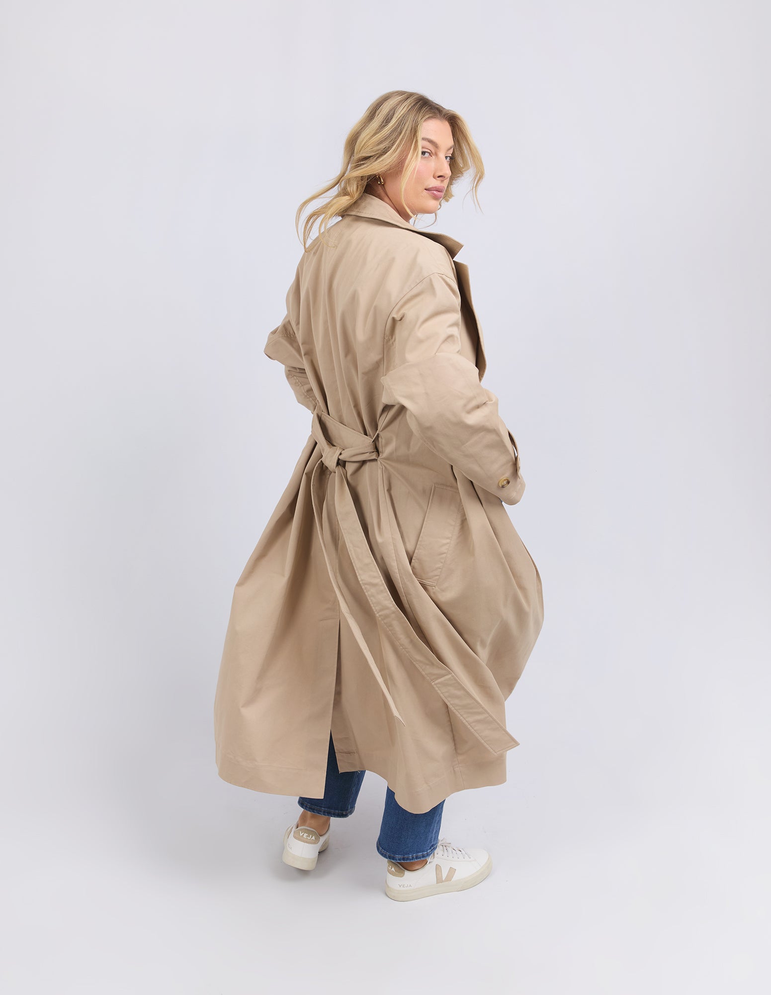 Ella Trench Coat Tan
