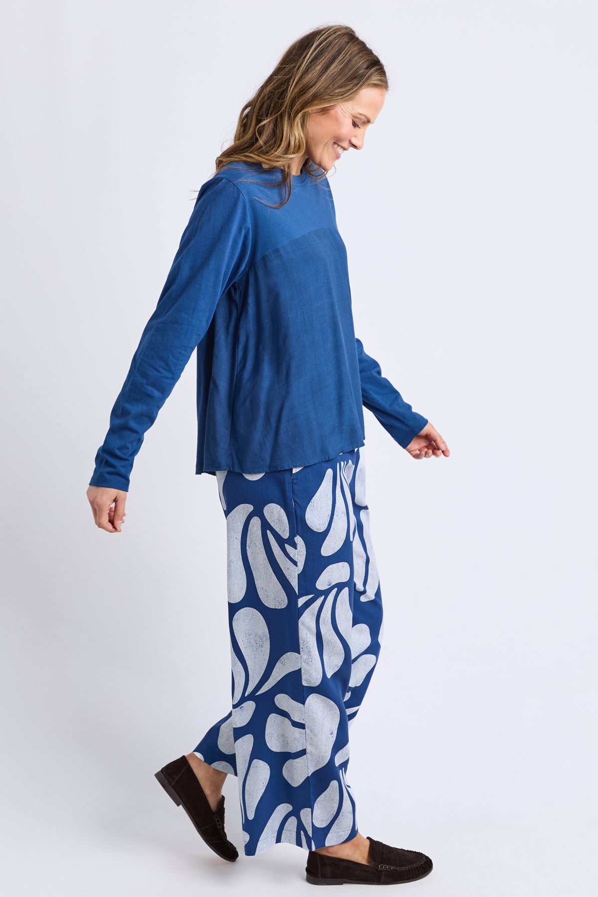 Melrose Long Sleeve Top Classic Navy